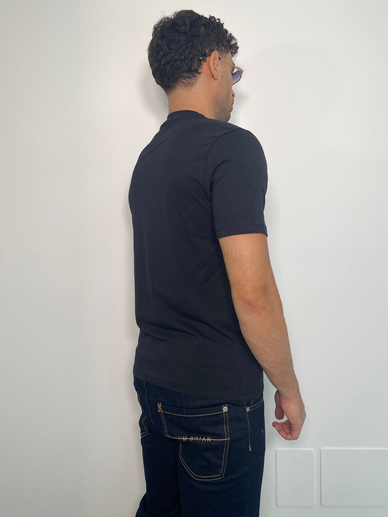 T-SHIRT BASIC IN COTONE ELASTICIZZATO - REGULAR FIT
