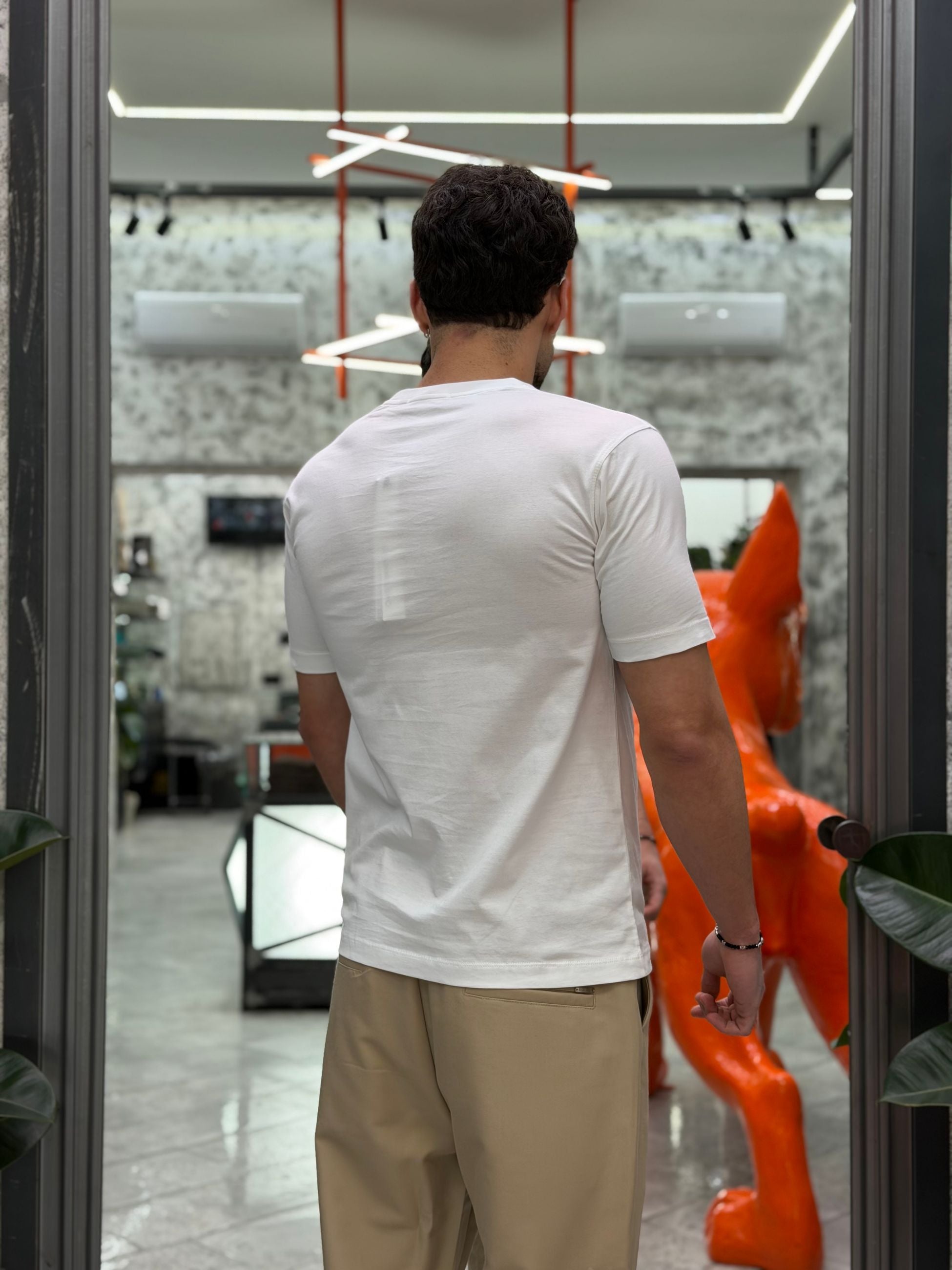 T-SHIRT IN 100% COTONE CON STAMPA VESPA - REGULAR FIT GL662W