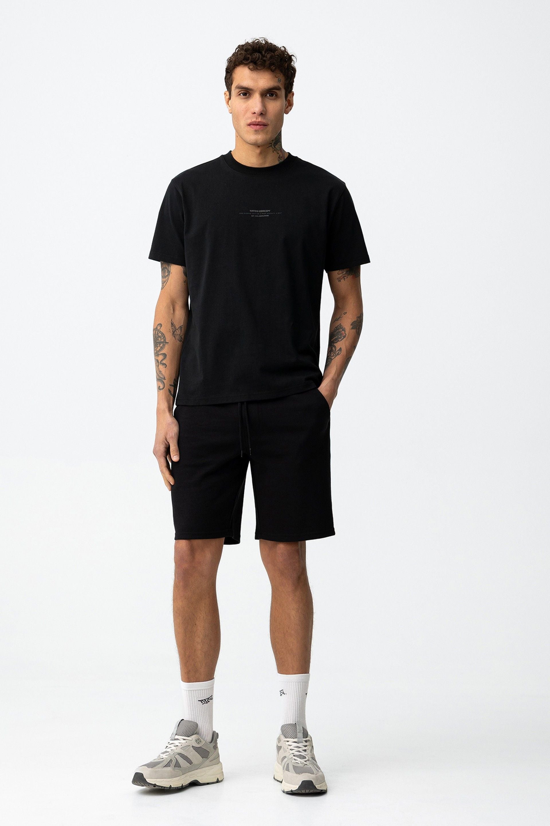 BERMUDA HARRIS IN FELPA - REGULAR FIT 10064488.NER