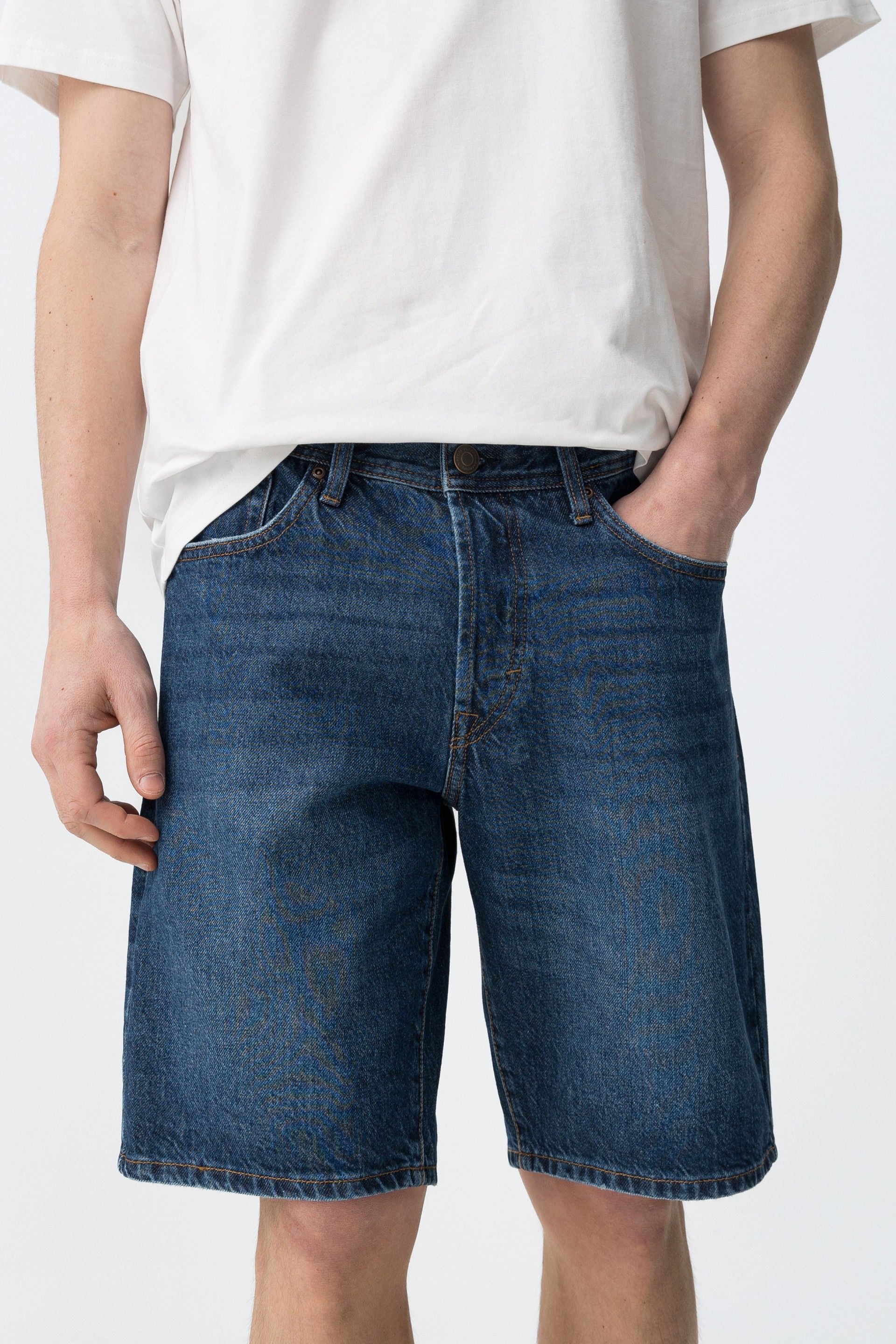 BERMUDA IN JEANS JACOB_46 DARK WASH - REGULAR FIT 10064573