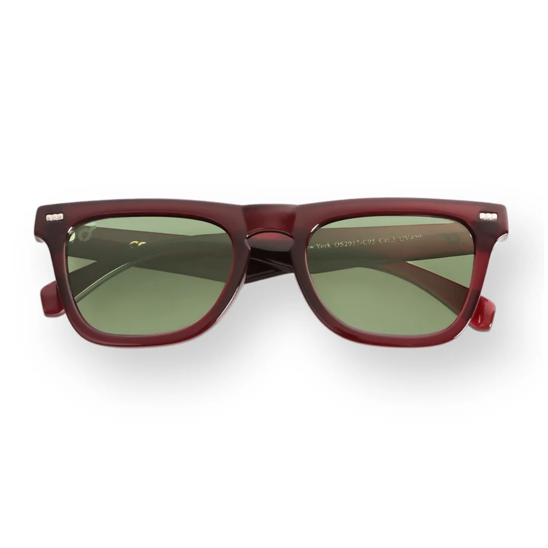 OCCHIALI NEW YORK
COLORE MONTATURA VINO
COLORE LENTE VERDE OS2037-C05