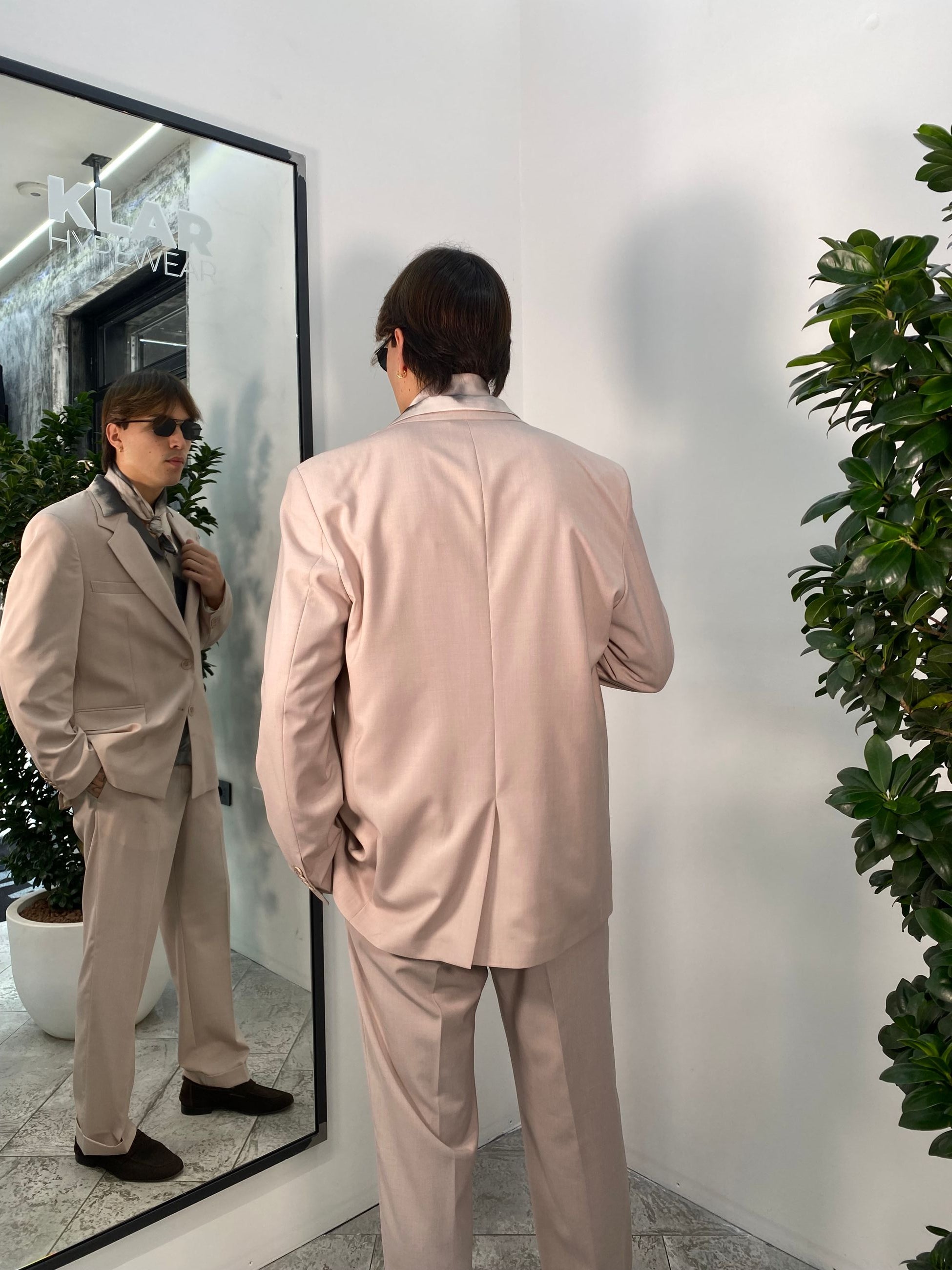 GIACCA DA ABITO MONOPETTO IN POLIVISCOSA - OVERSIZE FIT GIA3219.CIP