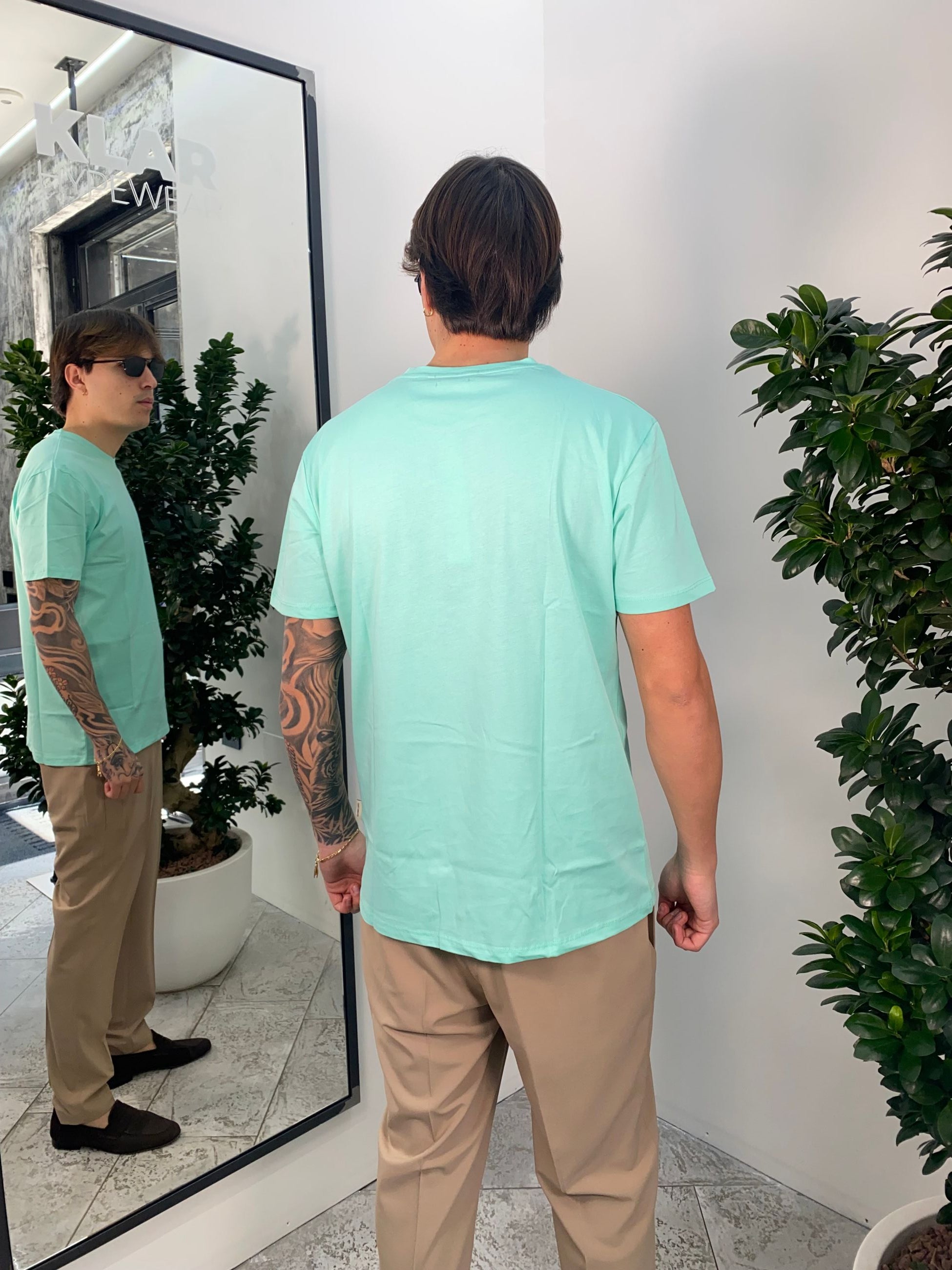 T-SHIRT BASIC IN 100% COTONE EXTRA FINE - REGULAR FIT GL1078F-S25.ACQ