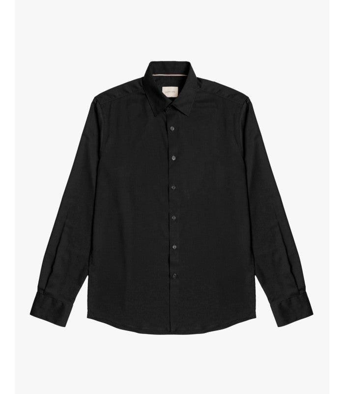 CAMICIA ELEGANTE IN MISTO MODAL CON COLLETTO CLASSICO - REGULAR FIT GL1011TB.NER