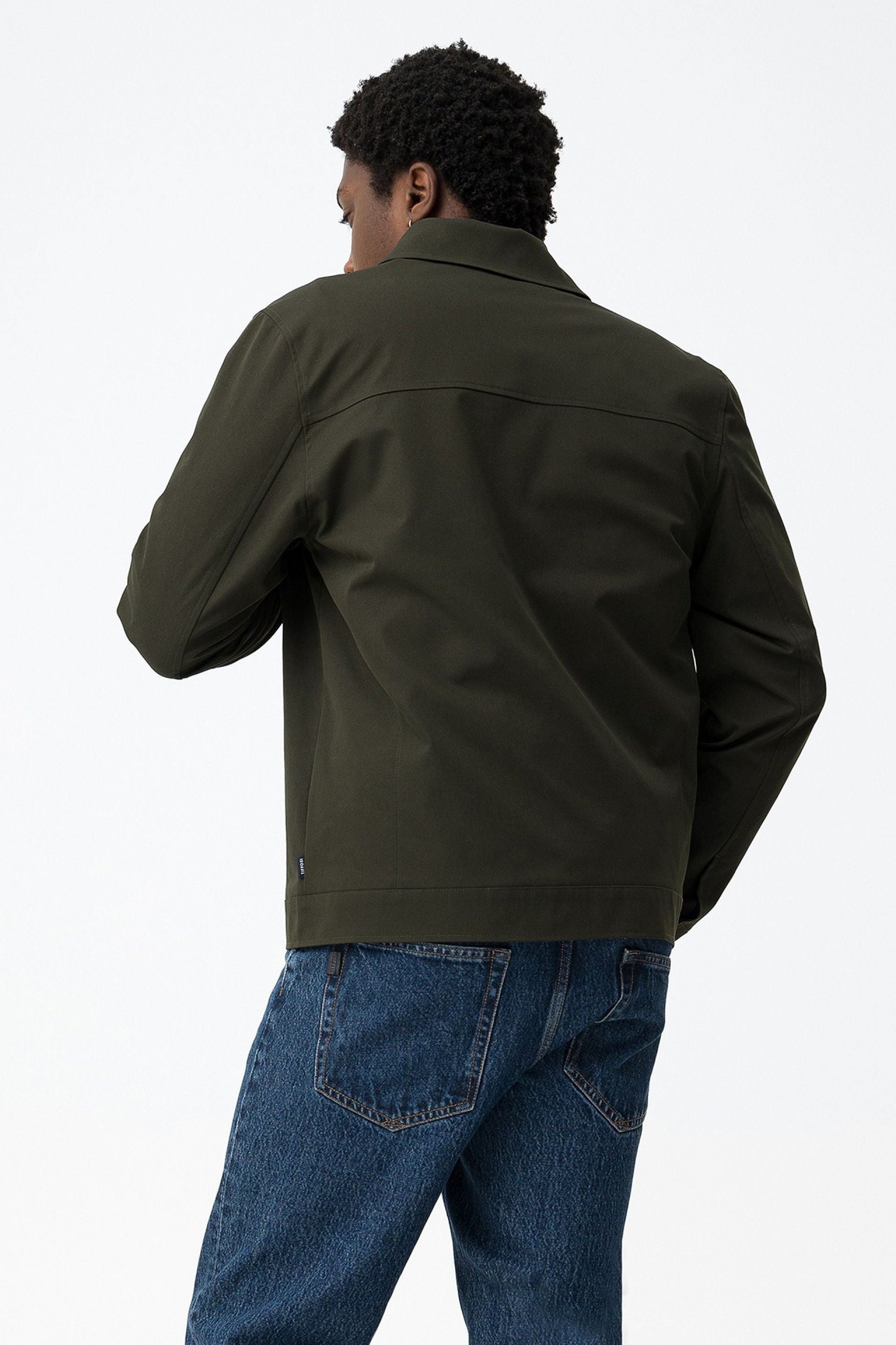 GIUBBINO TERRY CON COLLETTO E CHIUSURA ZIP - REGULAR FIT 10064838