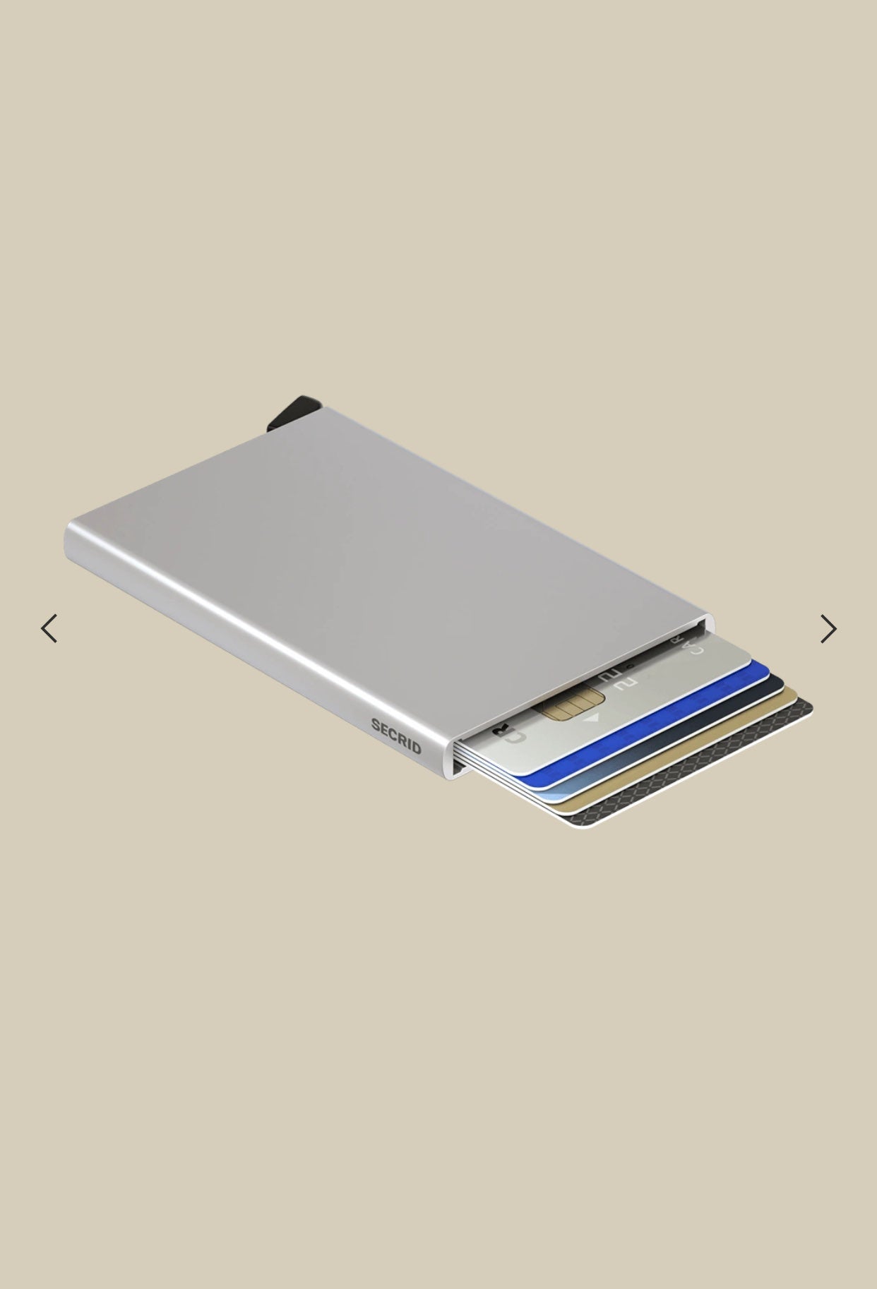 CARD PROTECTOR IN ALLUMINIO E ACCIAIO INOSSIDABILE C-SILVER