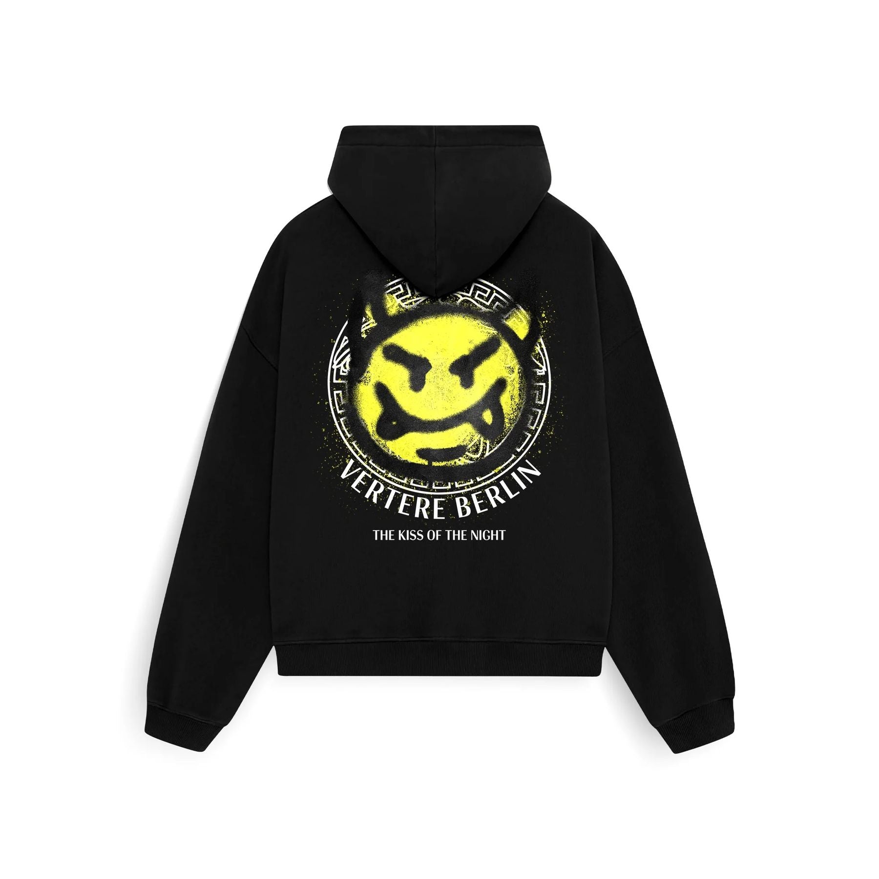 FELPA UNISEX CON CAPPUCCIO DEVIL THE KISS OF THE NIGHT - RELAXED FIT