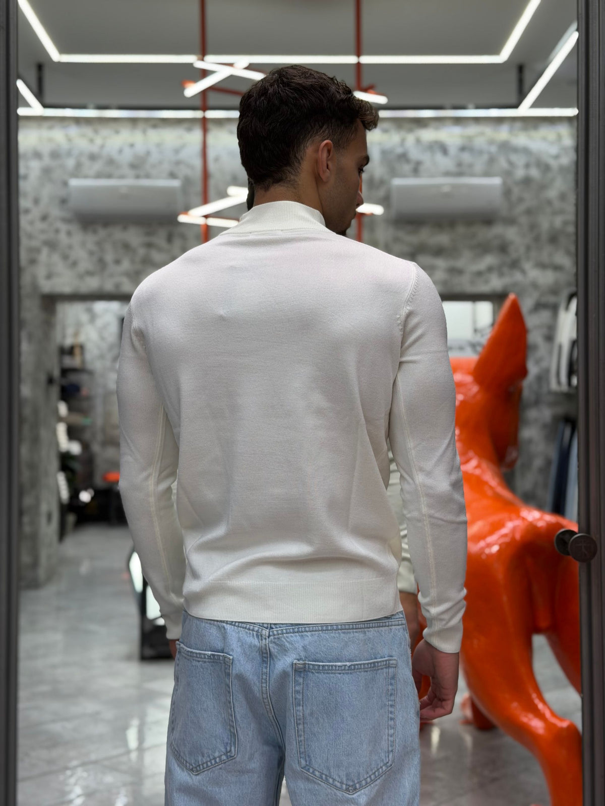 MAGLIA LUPETTO BASIC IN MORBIDA VISCOSA - REGULAR FIT MI3333SS.OFF