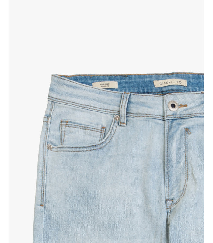 JEANS BRUCE LAVAGGIO CHIARO IN TELA ELASTICIZZATA - REGULAR SLIM FIT GL6263Q-S25