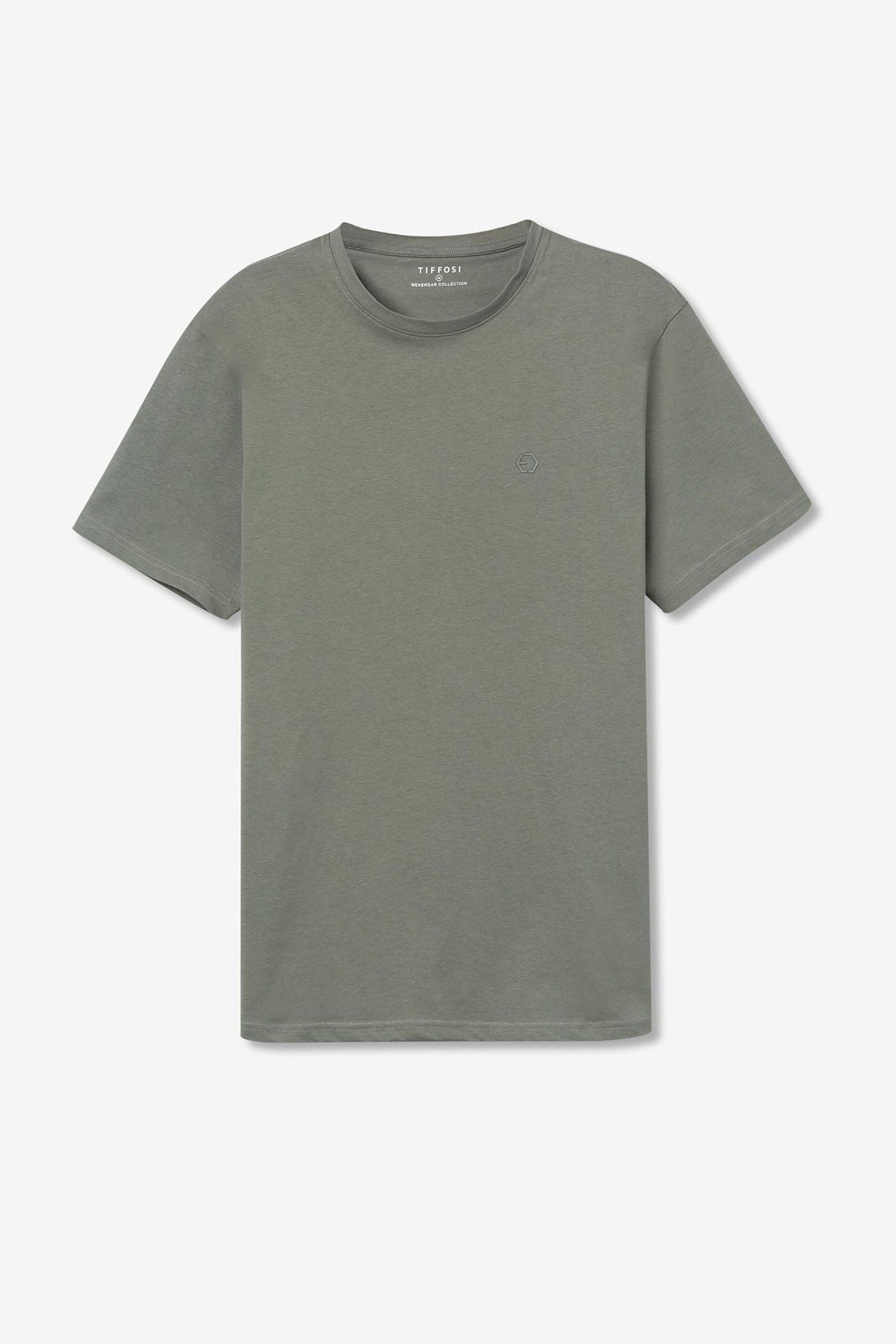 T-SHIRT BARTON BASIC IN 100% COTONE CON LOGO LATO CUORE - REGULAR FIT 10048304.VCER
