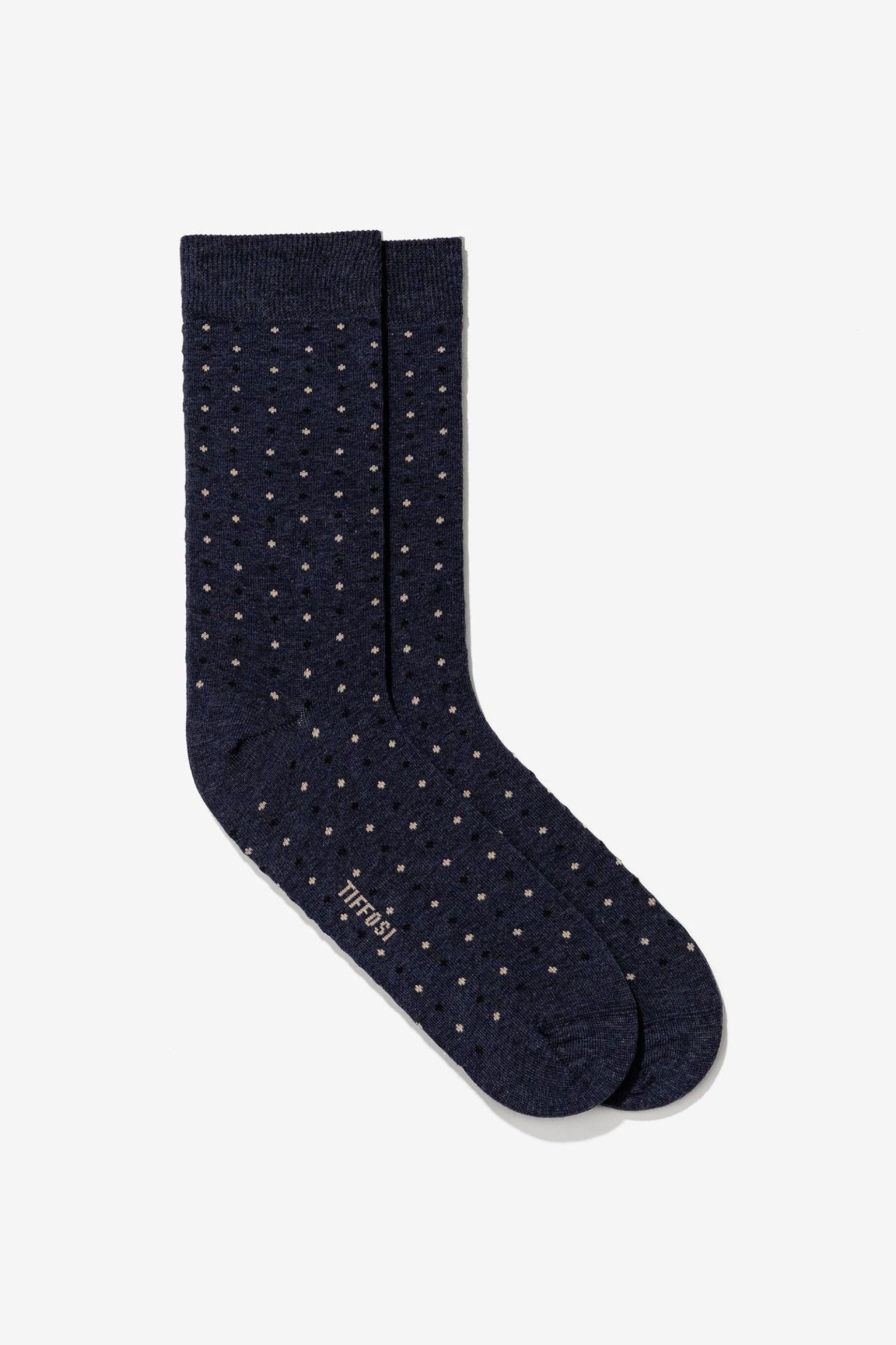 CALZINI ZION A META' POLPACCIO MICRO FANTASIA 10063789.BLU