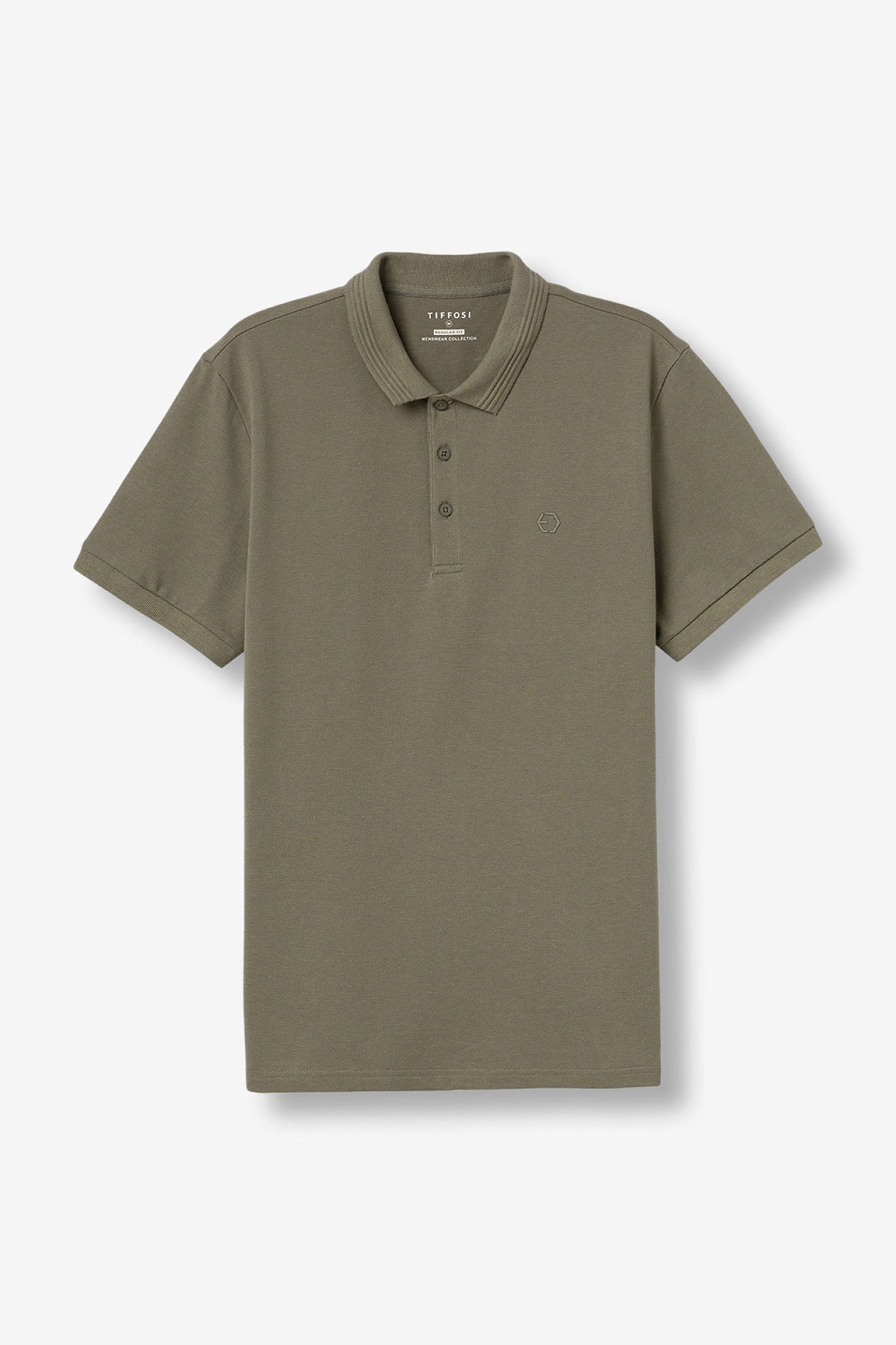 POLO MANNING_2 IN 100% COTONE PIQUET CON LOGO LATO CUORE TONO SU TONO - REGULAR FIT 10050806.MVE