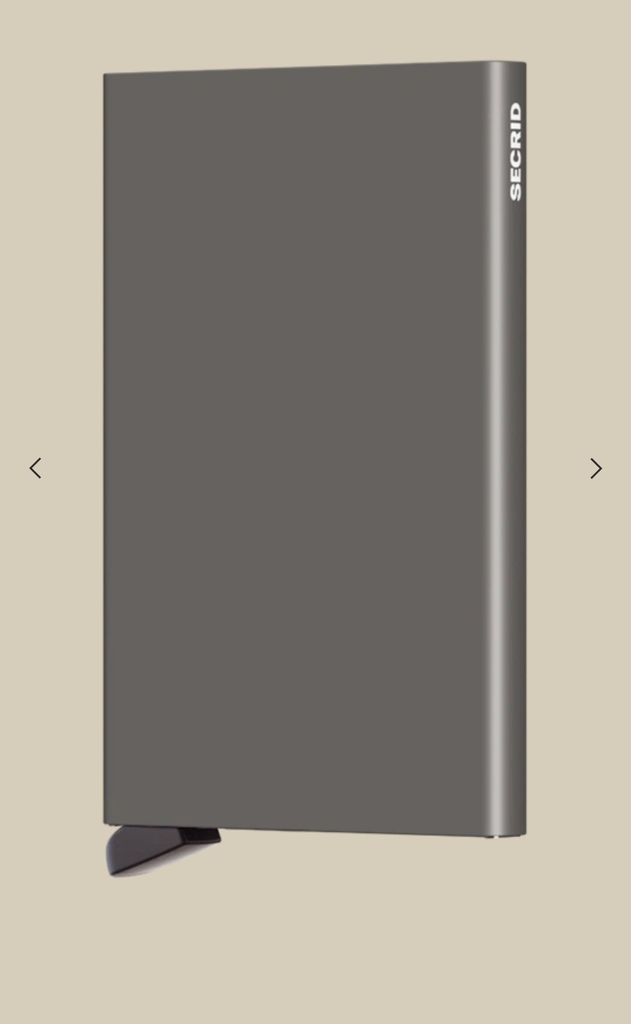 CARD PROTECTOR IN ALLUMINIO E ACCIAIO INOSSIDABILE C-EARTH GREY