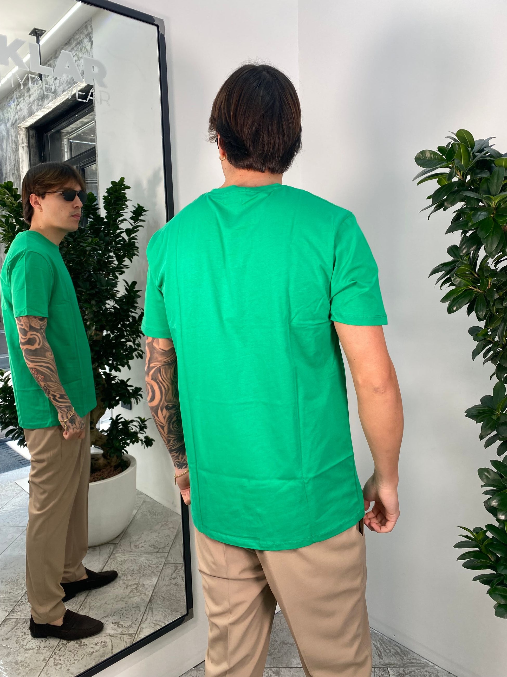T-SHIRT BASIC IN 100% COTONE EXTRA FINE - REGULAR FIT GL1078F-S25.BAN