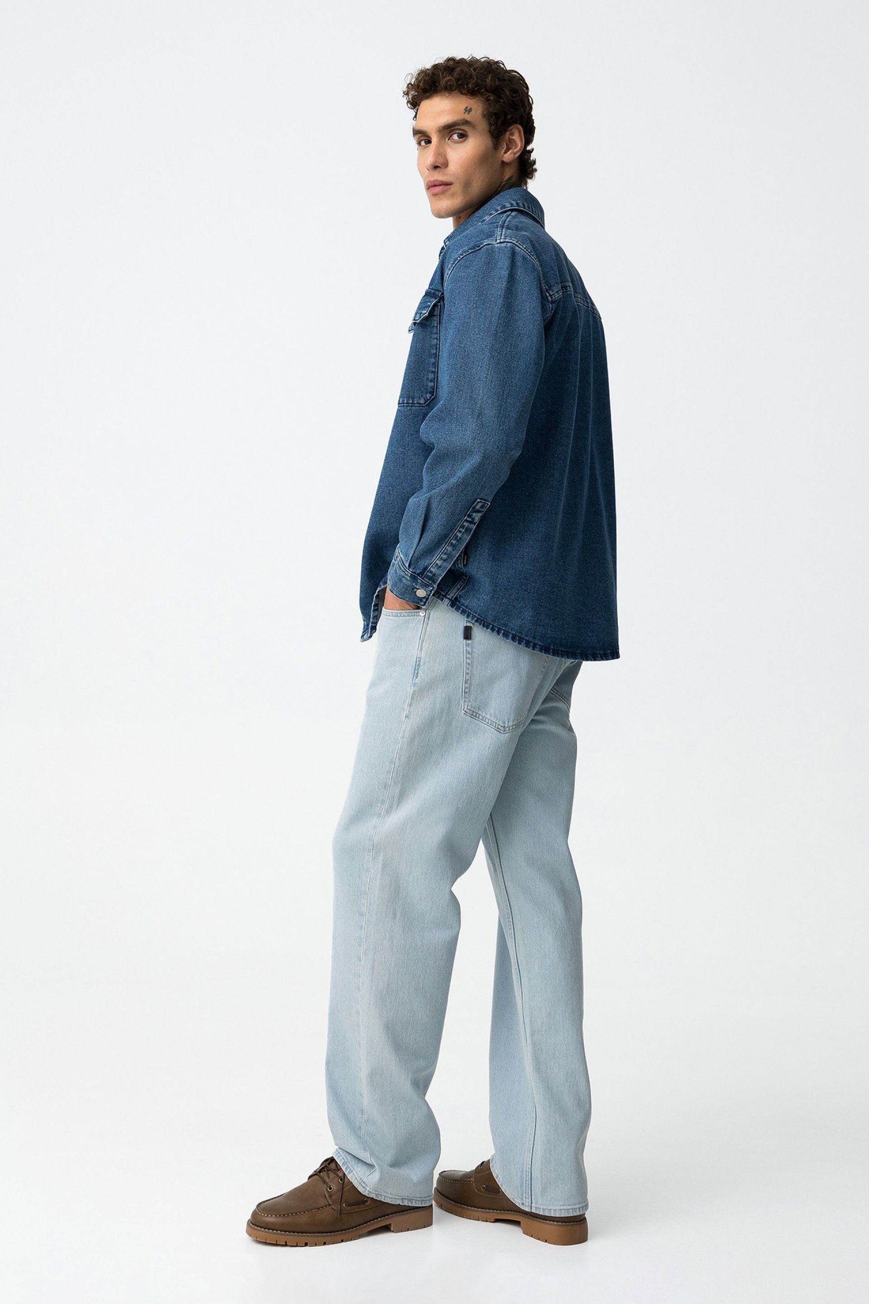 JEANS THOMAS_12 IN TELA LEGGERMENTE ELASTICIZZATA - LOOSE FIT 10062186