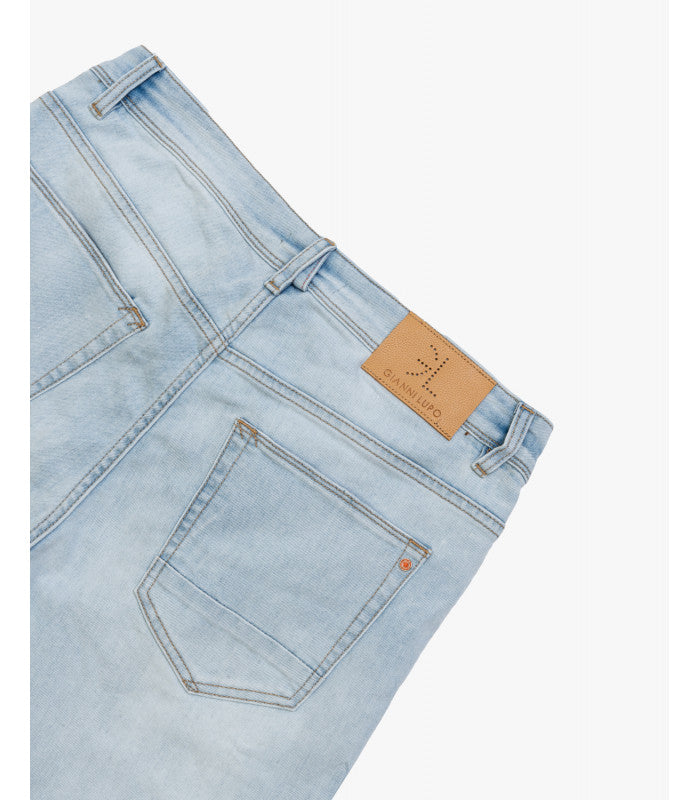 JEANS BRUCE LAVAGGIO CHIARO IN TELA ELASTICIZZATA - REGULAR SLIM FIT GL6263Q-S25