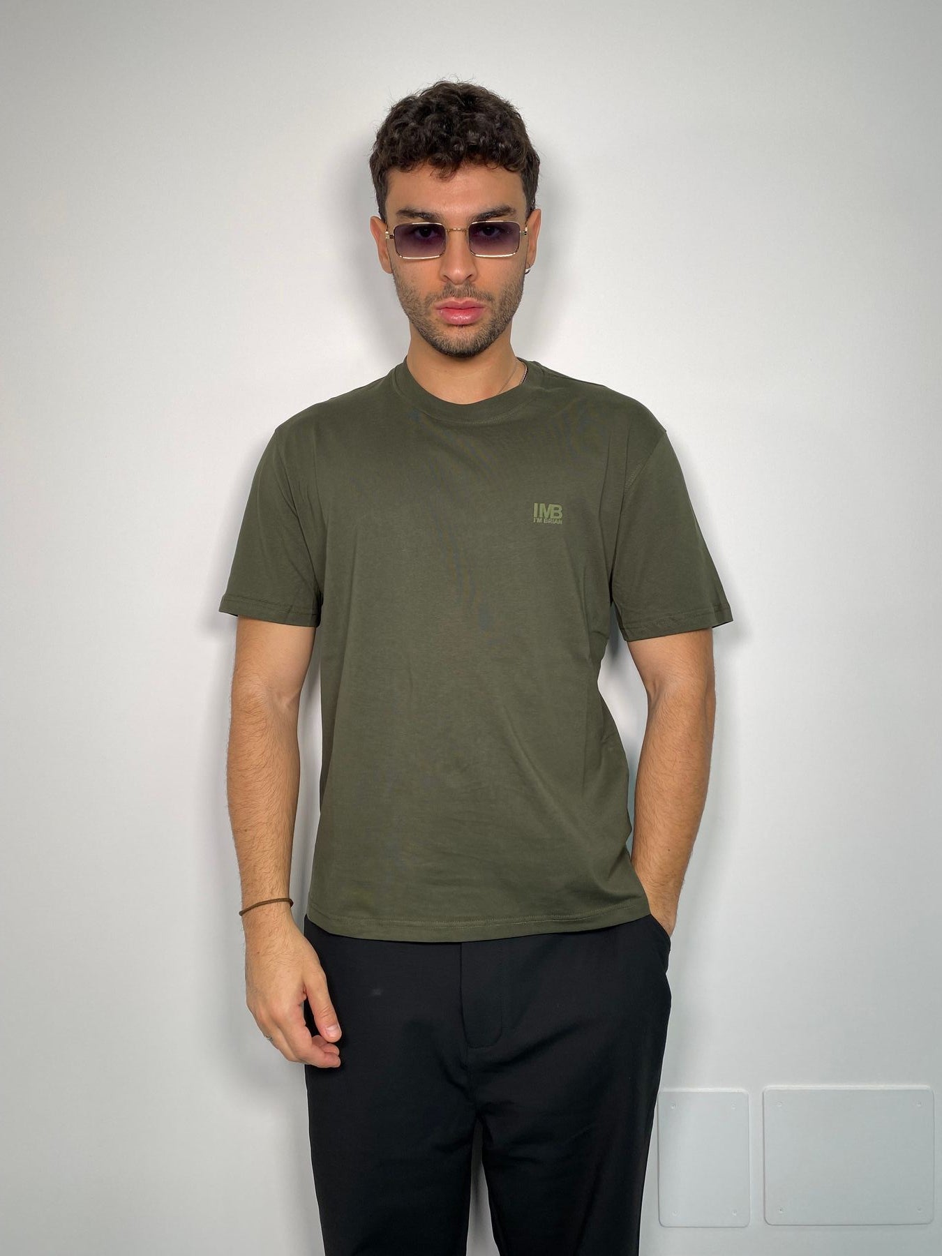 T-SHIRT CON LOGO RICAMATO LATO CUORE - REGULAR FIT