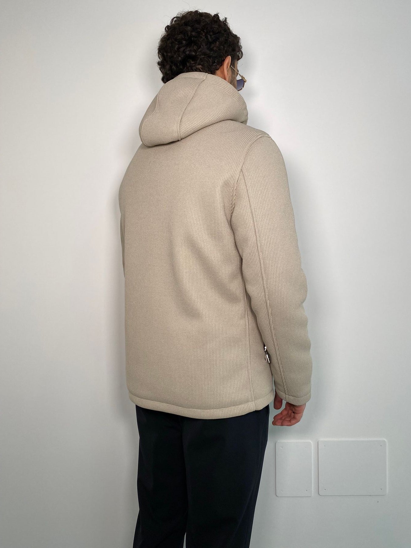 GIUBBINO MID CON CAPPUCCIO IN TESSUTO WATERPROOF - REGULAR FIT