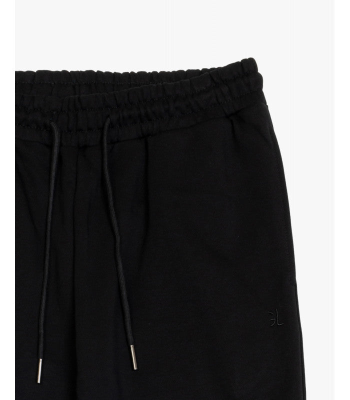 PANTALONE TUTA CON ELASTICO IN VITA E AL FONDO - REGULAR FIT GL2245F-F25.NER