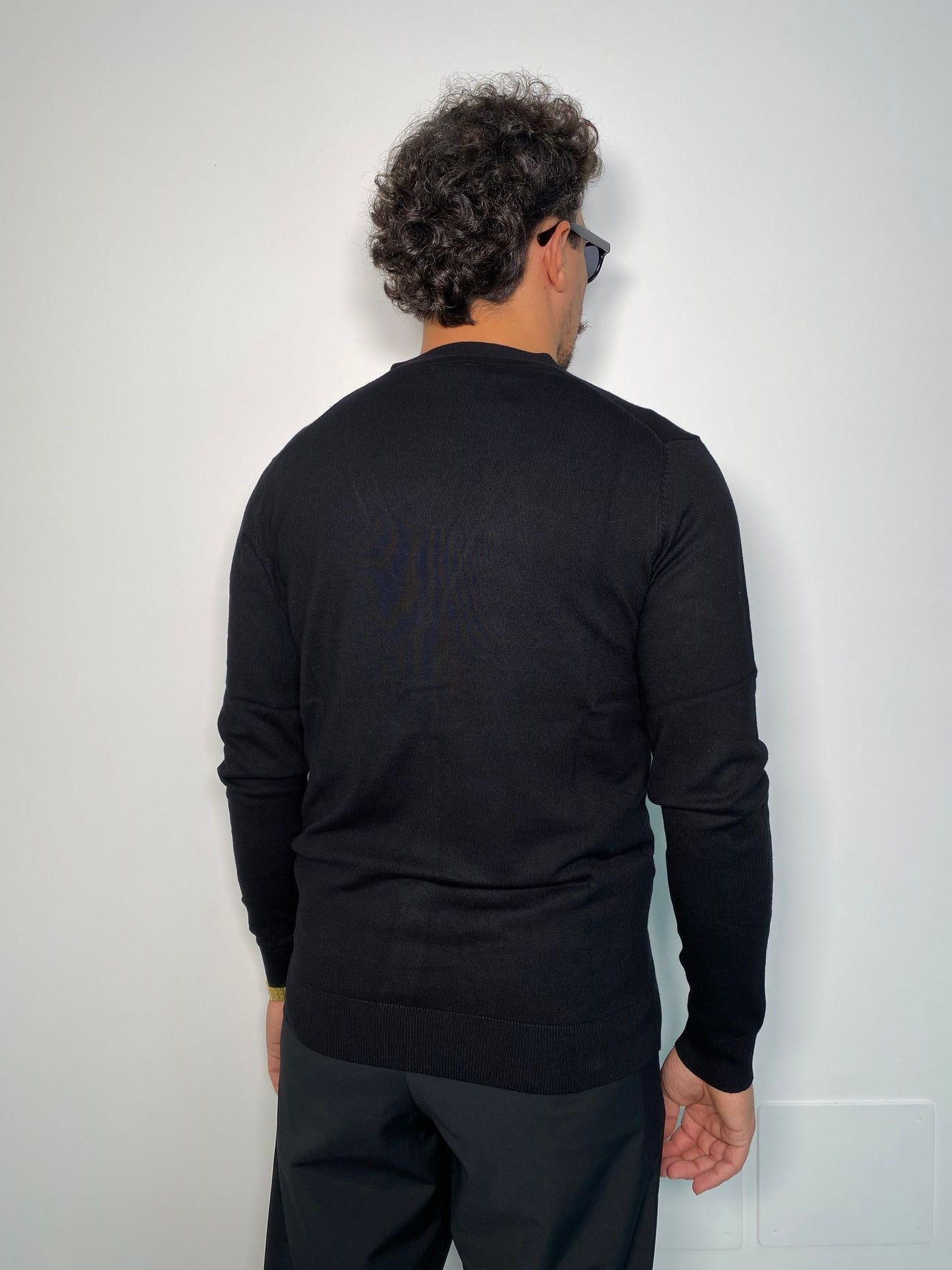 CARDIGAN BASIC IN MISTO VISCOSA FINEZZA 12 - REGULAR FIT