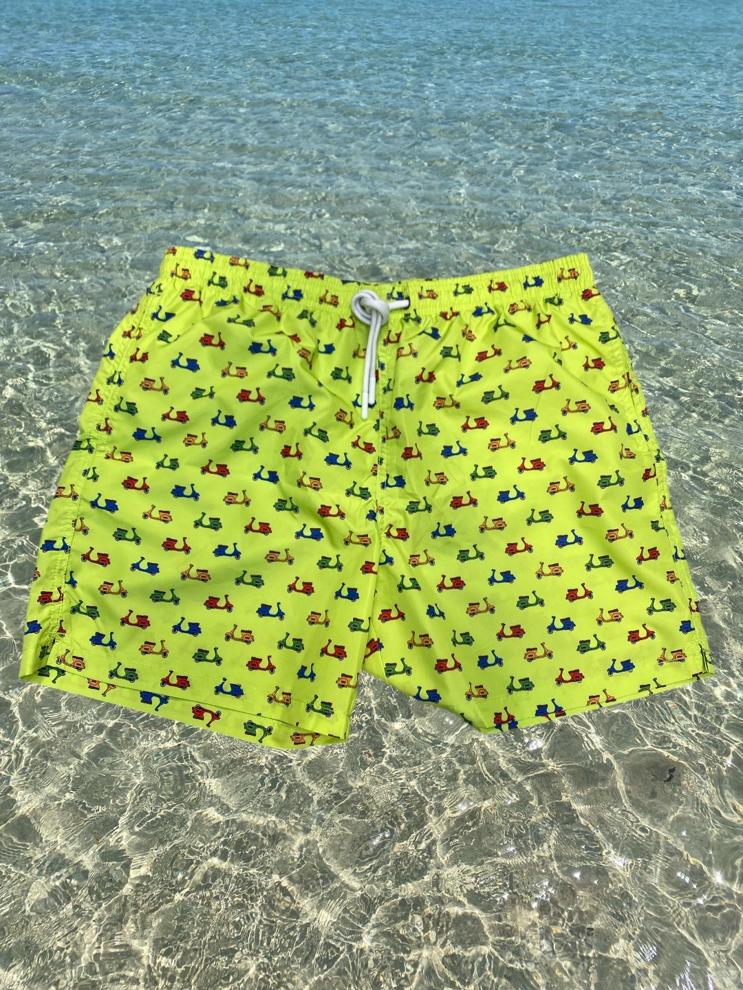 COSTUME DA BAGNO DA UOMO IN TESSUTO LEGGERO FANTASIA VESPE - REGULAR FIT PL276