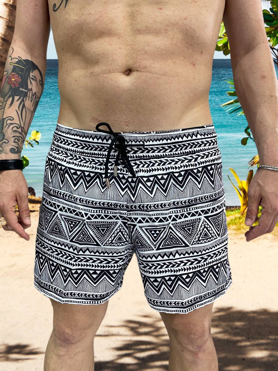 COSTUME MODELLO BOXER FANTASIA TRIANGOLO AZTEKO