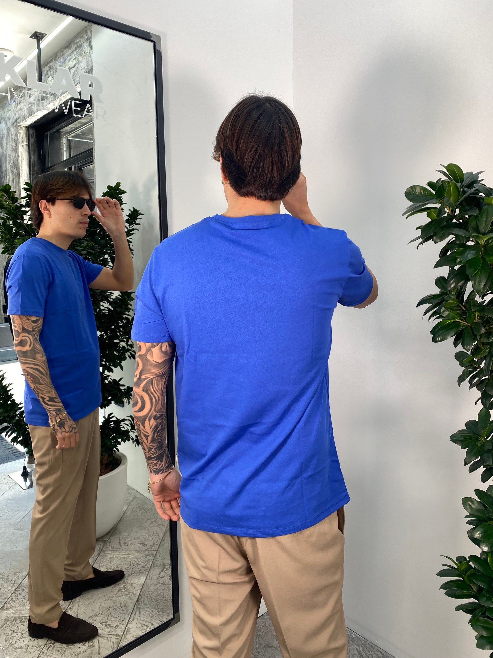 T-SHIRT BASIC IN 100% COTONE EXTRA FINE - REGULAR FIT GL1078F-S25.ROY