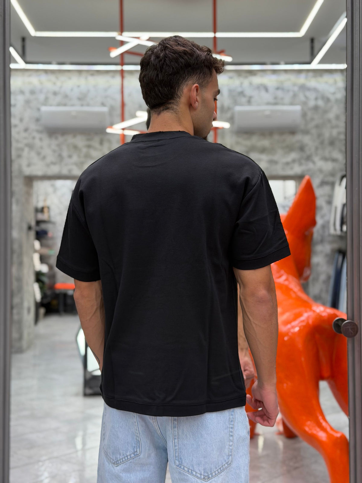 T-SHIRT BASIC IN 100% COTONE - REGULAR FIT TI3492SS.NER