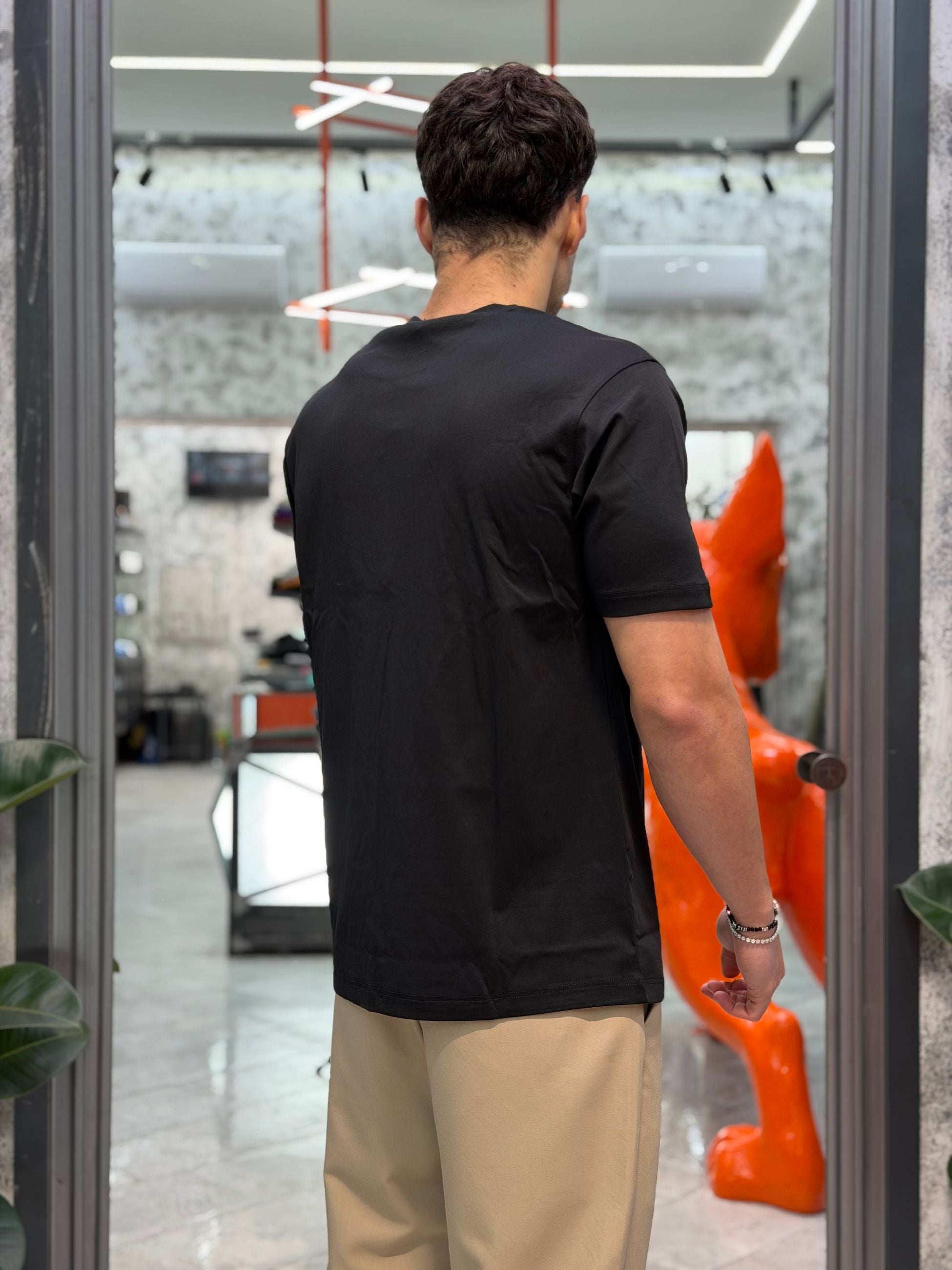 T-SHIRT BASIC SEMI OVERSIZE GLW017TB.NER