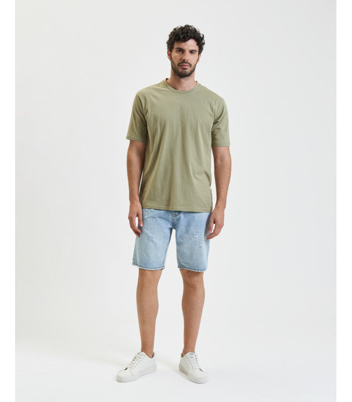 BERMUDA JACK IN JEANS CON MICRO ABRASIONI - REGULAR FIT GL6333Q