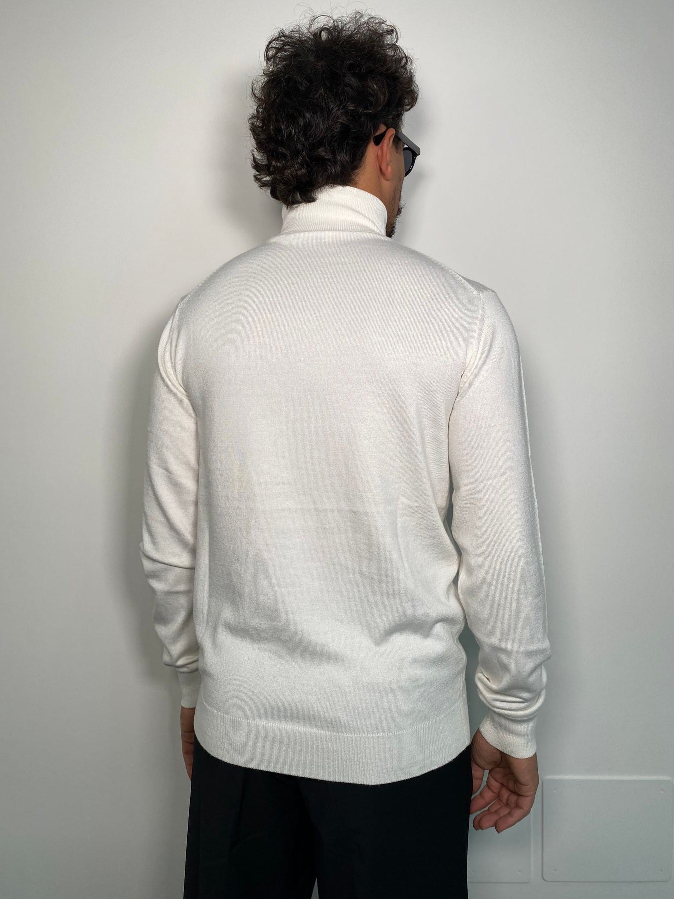 MAGLIA DOLCEVITA BASIC FINEZZA 12 IN MISTO CACHEMIRE - REGULAR FIT