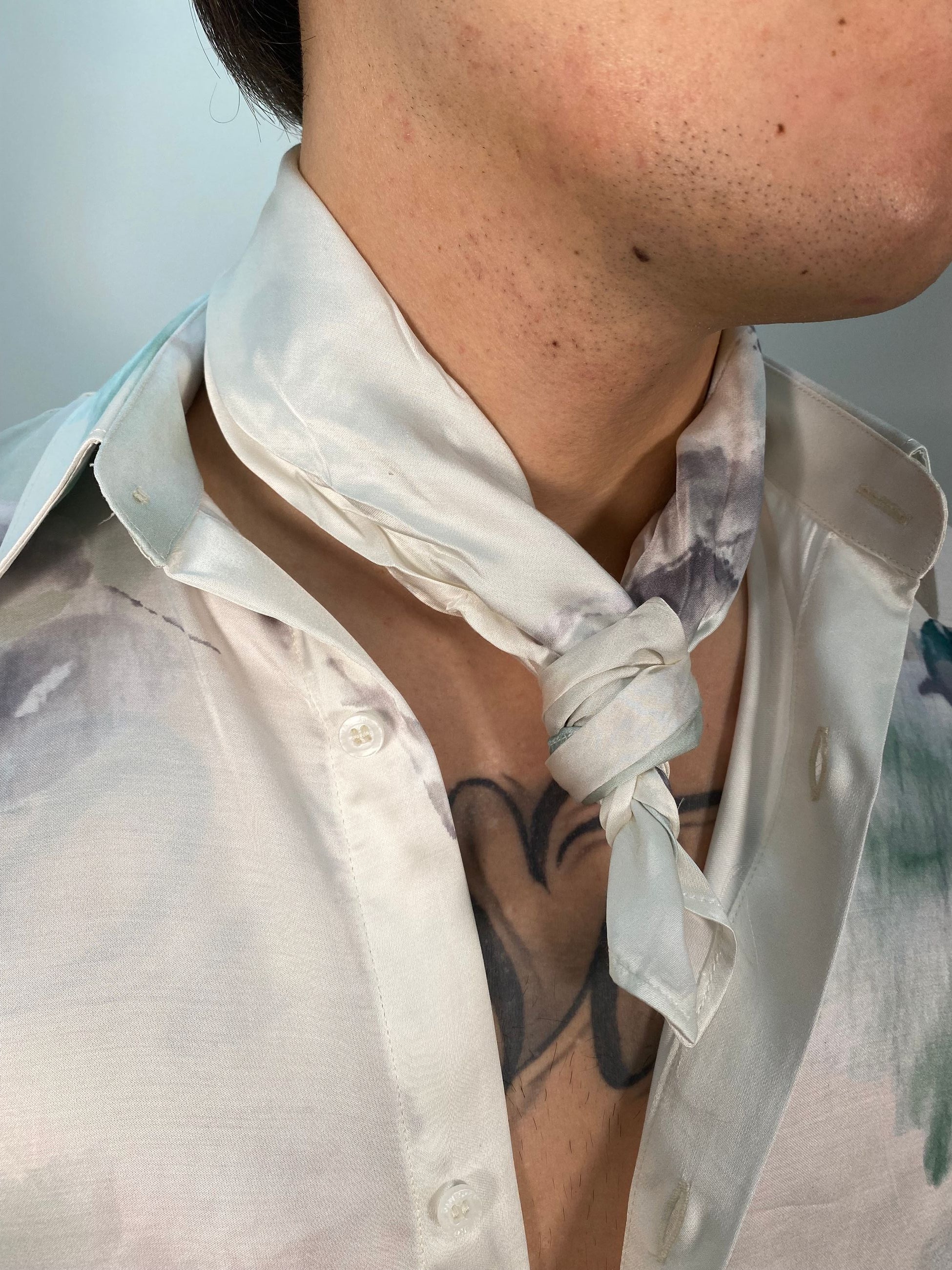 FOULARD FANTASIA FIORI IN 100% VISCOSA FU3361