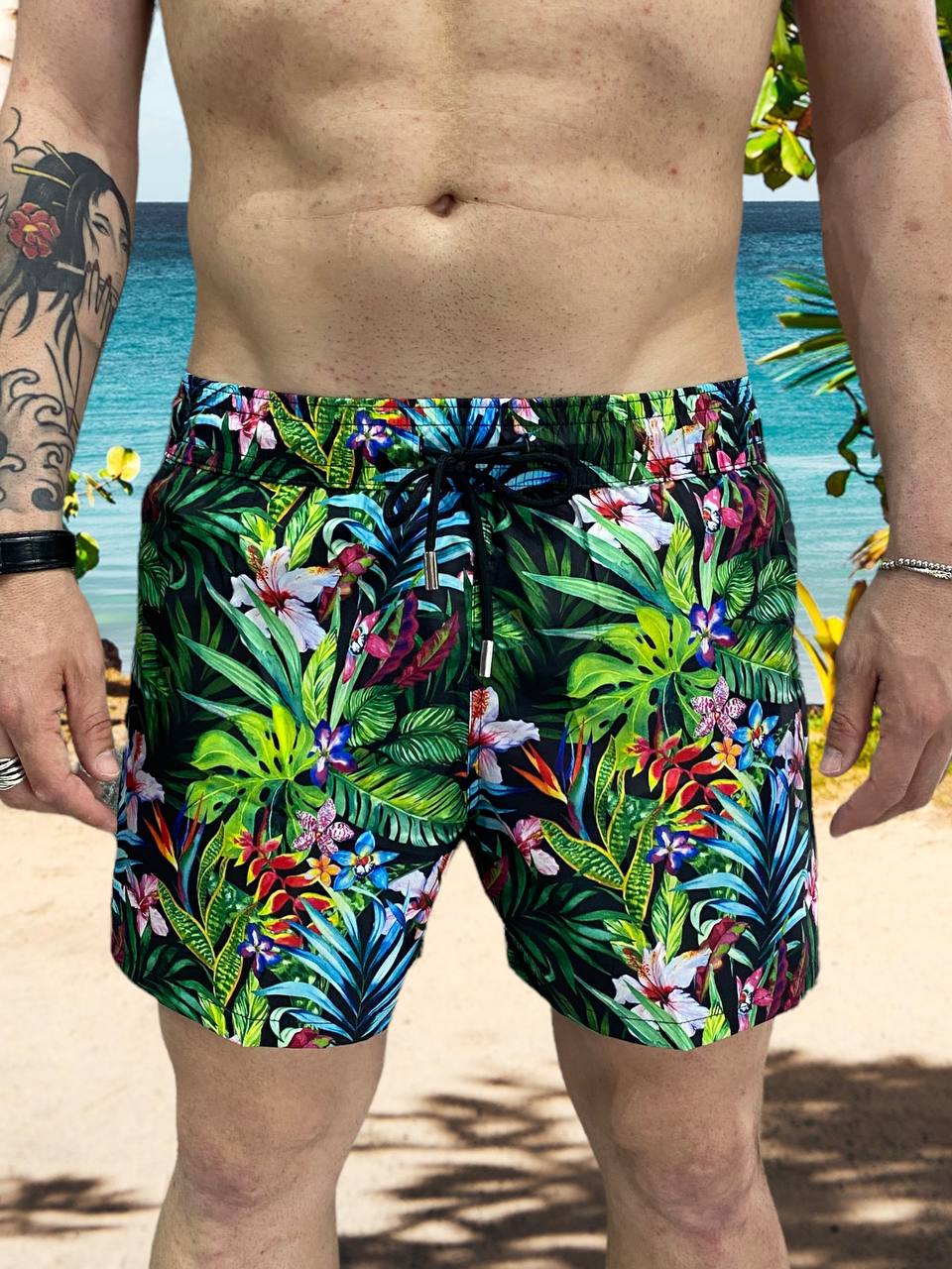 COSTUME MODELLO BOXER FANTASIA TROPICAL GARDEN
