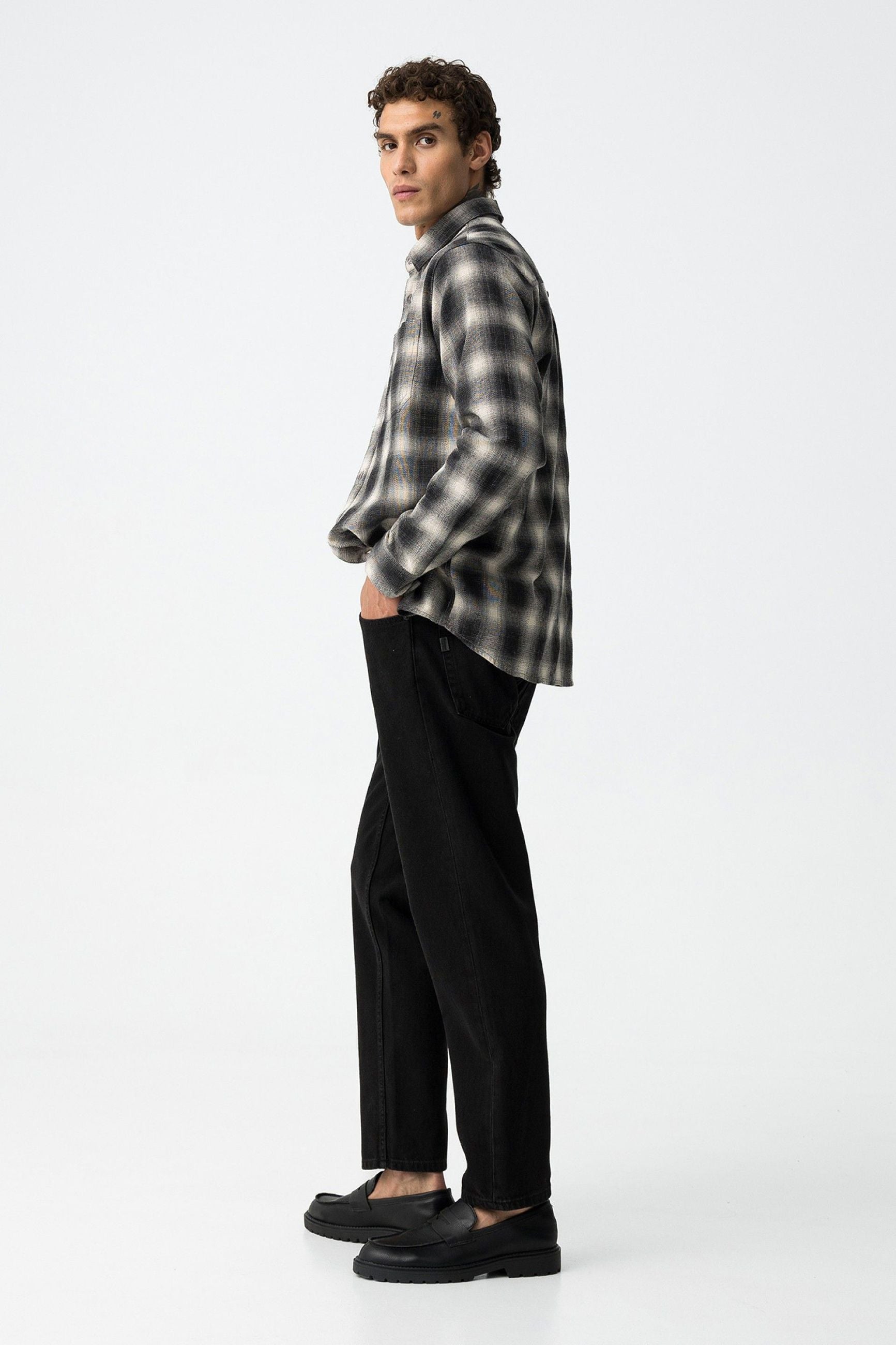 JEANS COLE_67 IN TELA FISSA - RELAXED FIT 10062169.NER