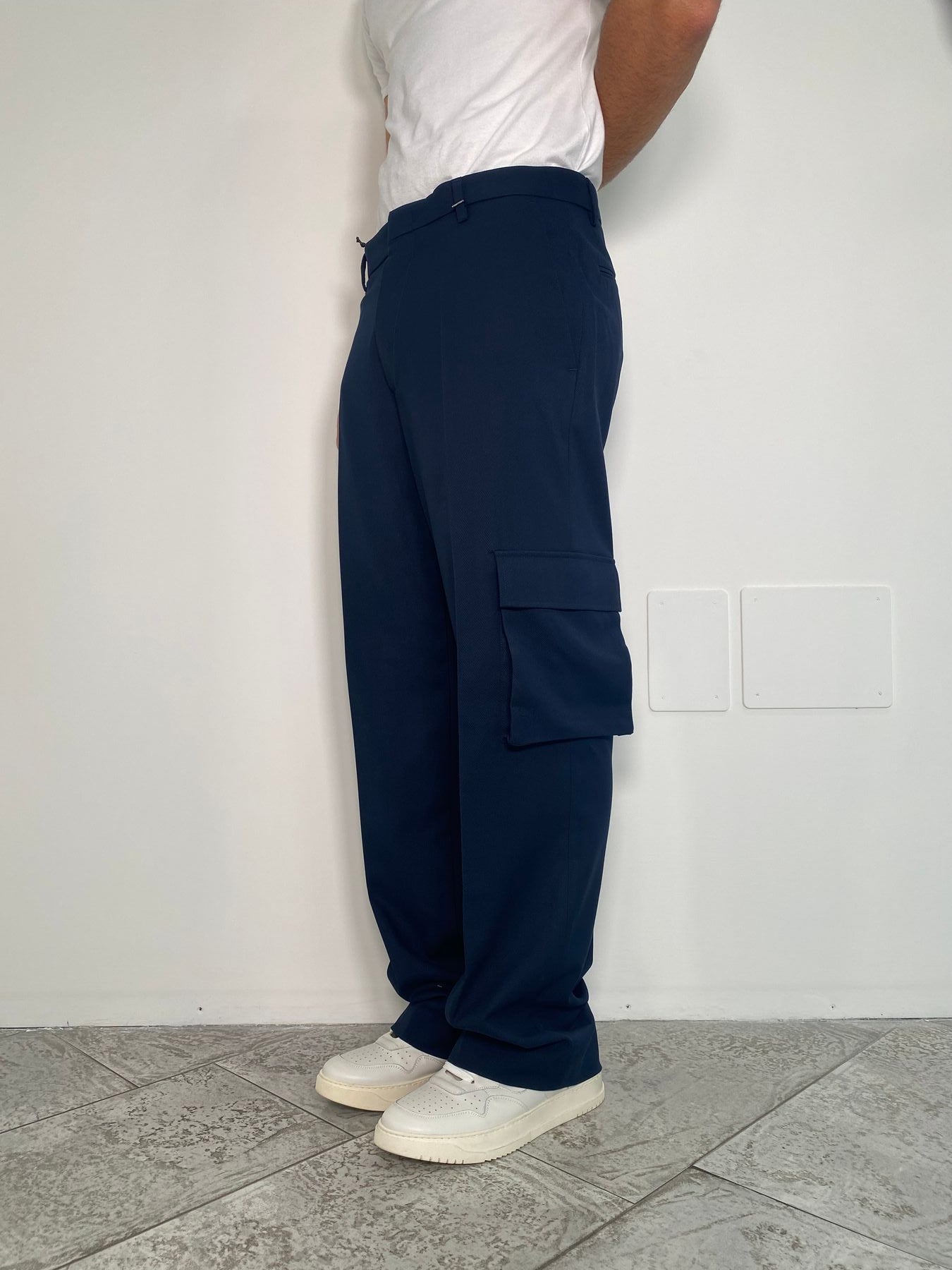 PANTALONE FONDO AMPIO CON TASCONI - RELAXED FIT