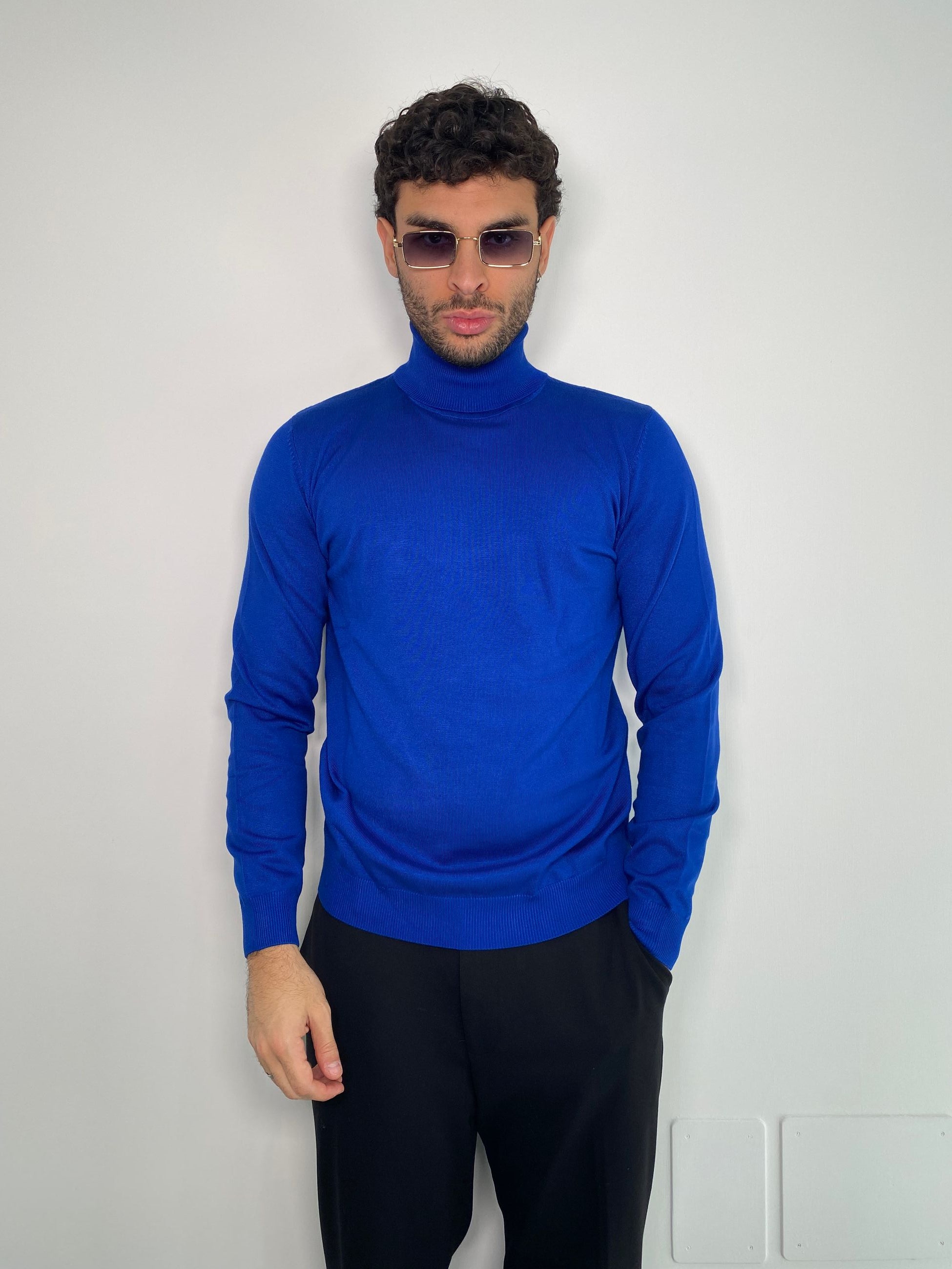 MAGLIA DOLCEVITA BASIC IN MISTO VISCOSA - REGULAR FIT