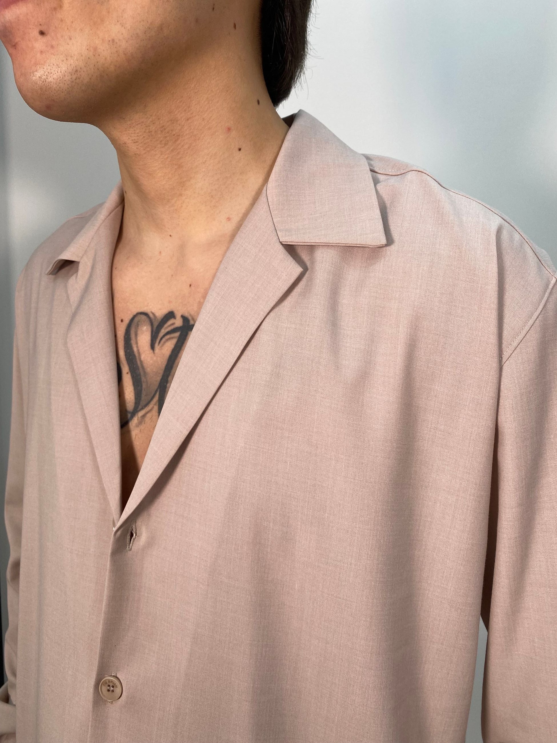 GIACCA CAMICIA IN POLIVISCOSA CON COLLO BOWLING - REGULAR FIT CA3286.CIP