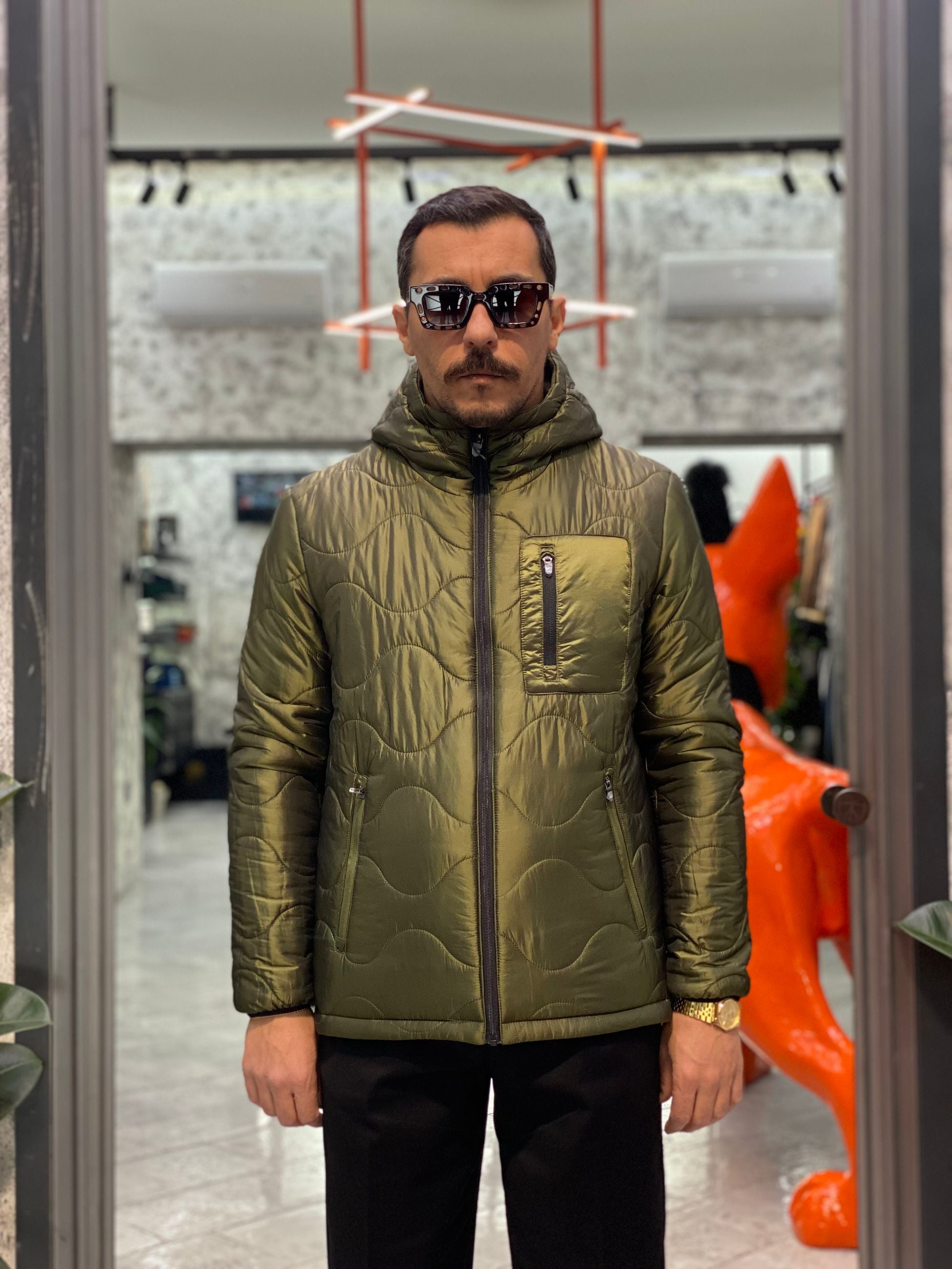 GIUBBINO CARCROSS REVERSIBILE 2 IN 1 IN TESSUTO SOFTSHELL STRETCH E PIUMINO - REGULAR FIT CN.G225305.BOL