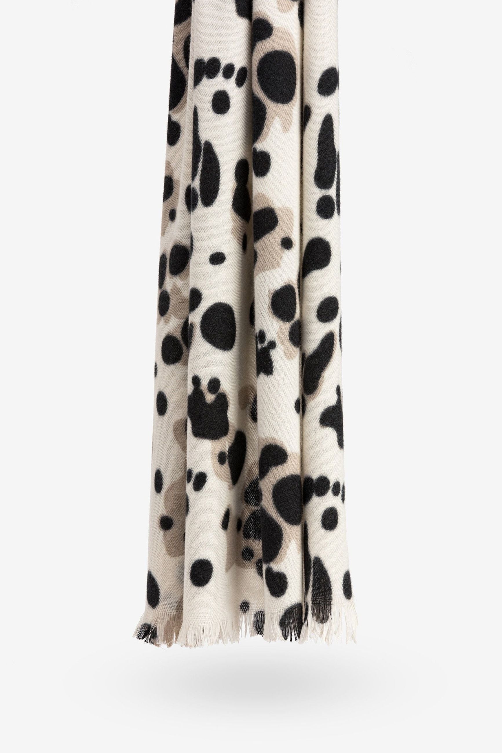 SCIARPA PICASSO SPAZZOLATA IN FANTASIA ANIMALIER SFRANGIATA 10062623