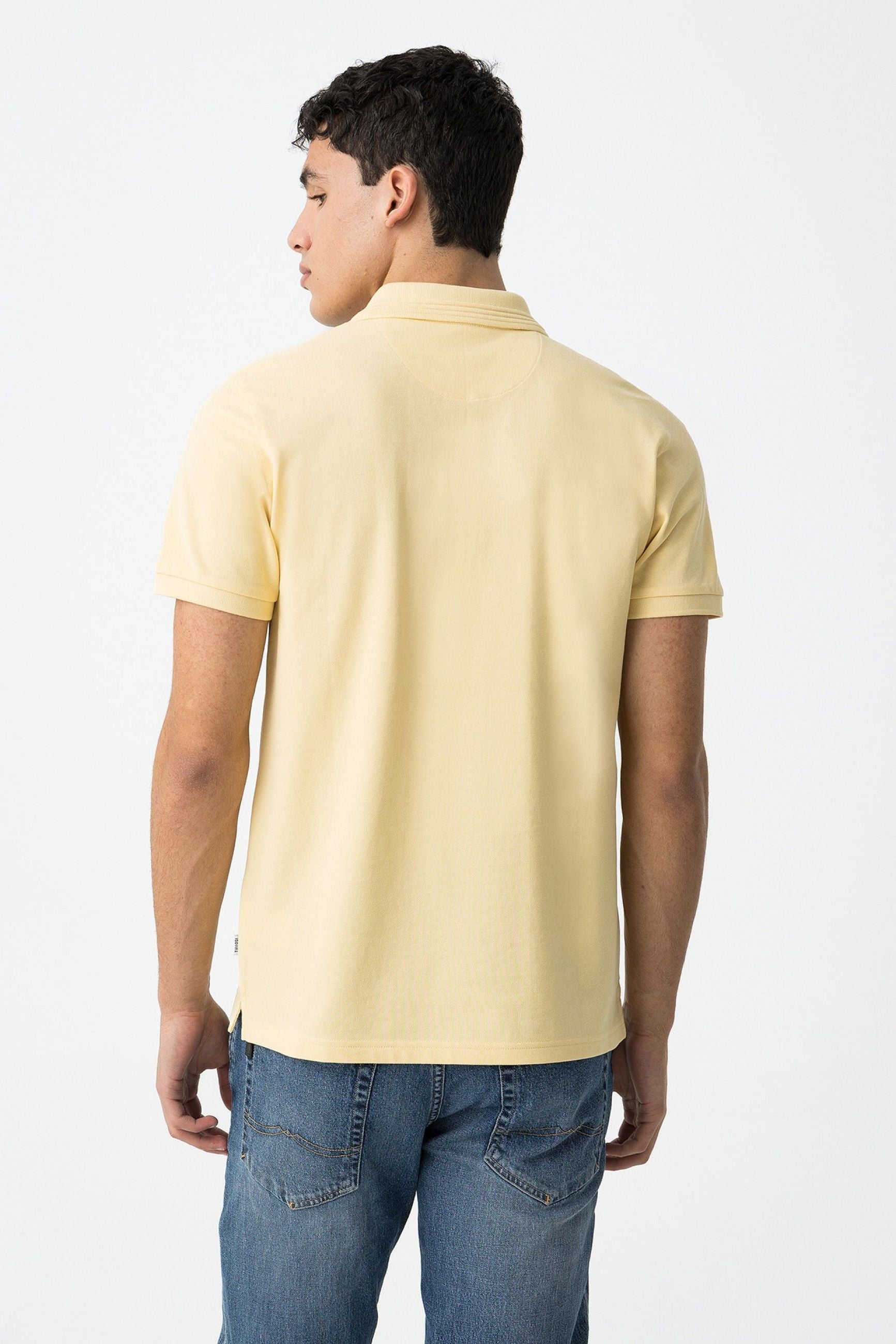POLO MANNING_2 IN 100% COTONE PIQUET CON LOGO LATO CUORE TONO SU TONO - REGULAR FIT 10050806.GIA