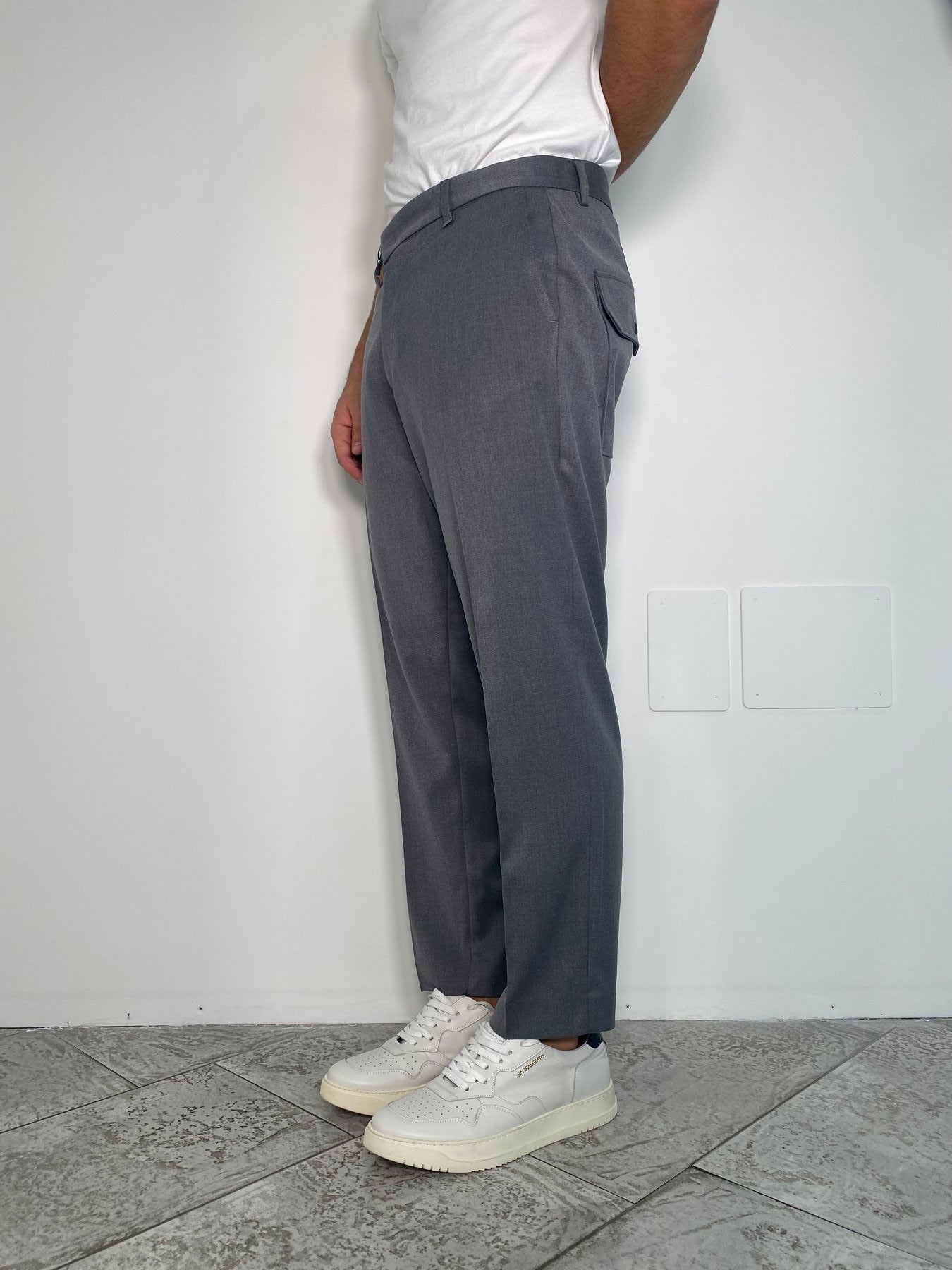 PANTALONE DA COORDINATO TASCA AMERICA CON TASCONI SUL RETRO - REGULAR FIT