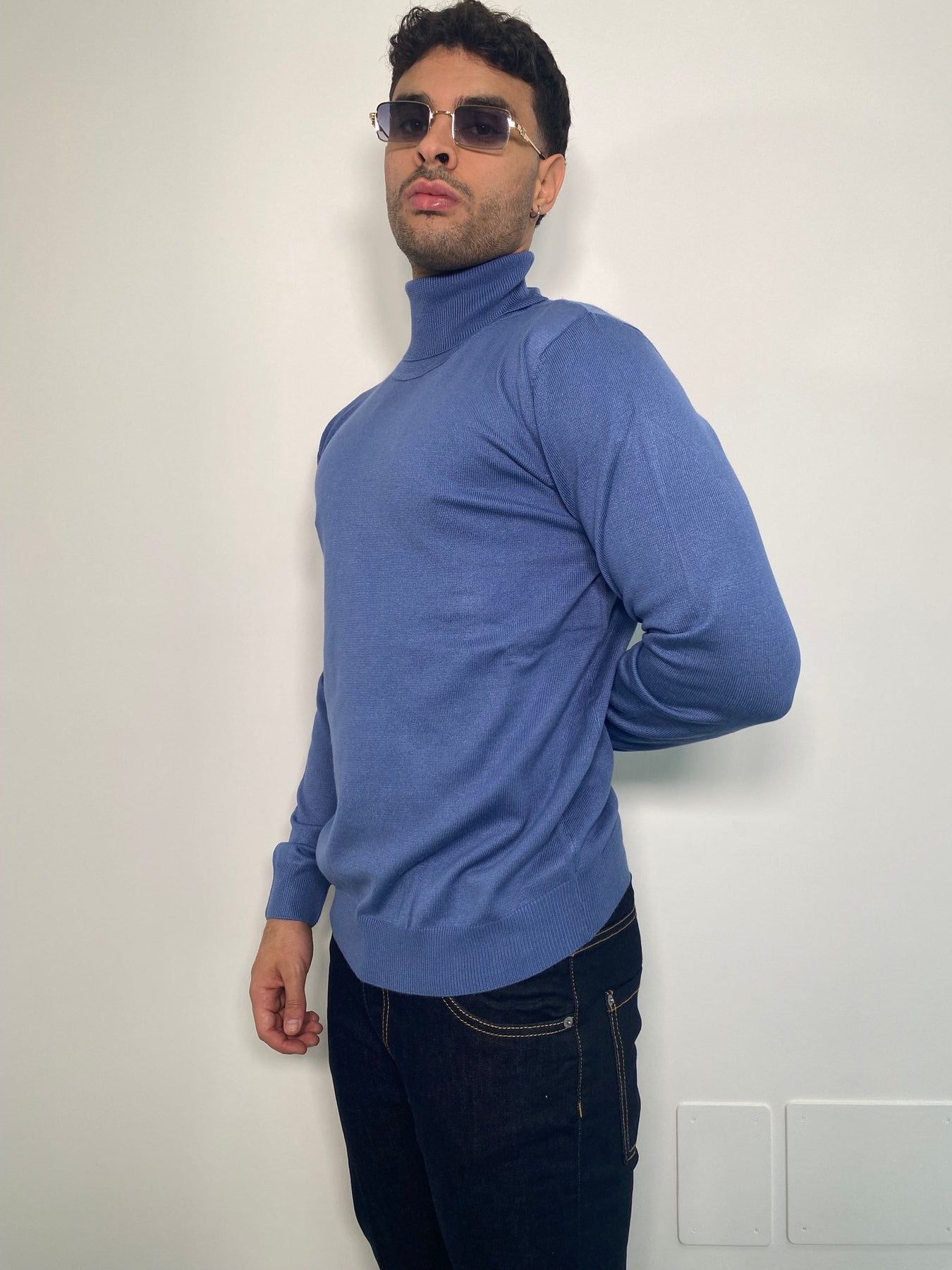 MAGLIA DOLCEVITA BASIC IN MISTO VISCOSA - REGULAR FIT