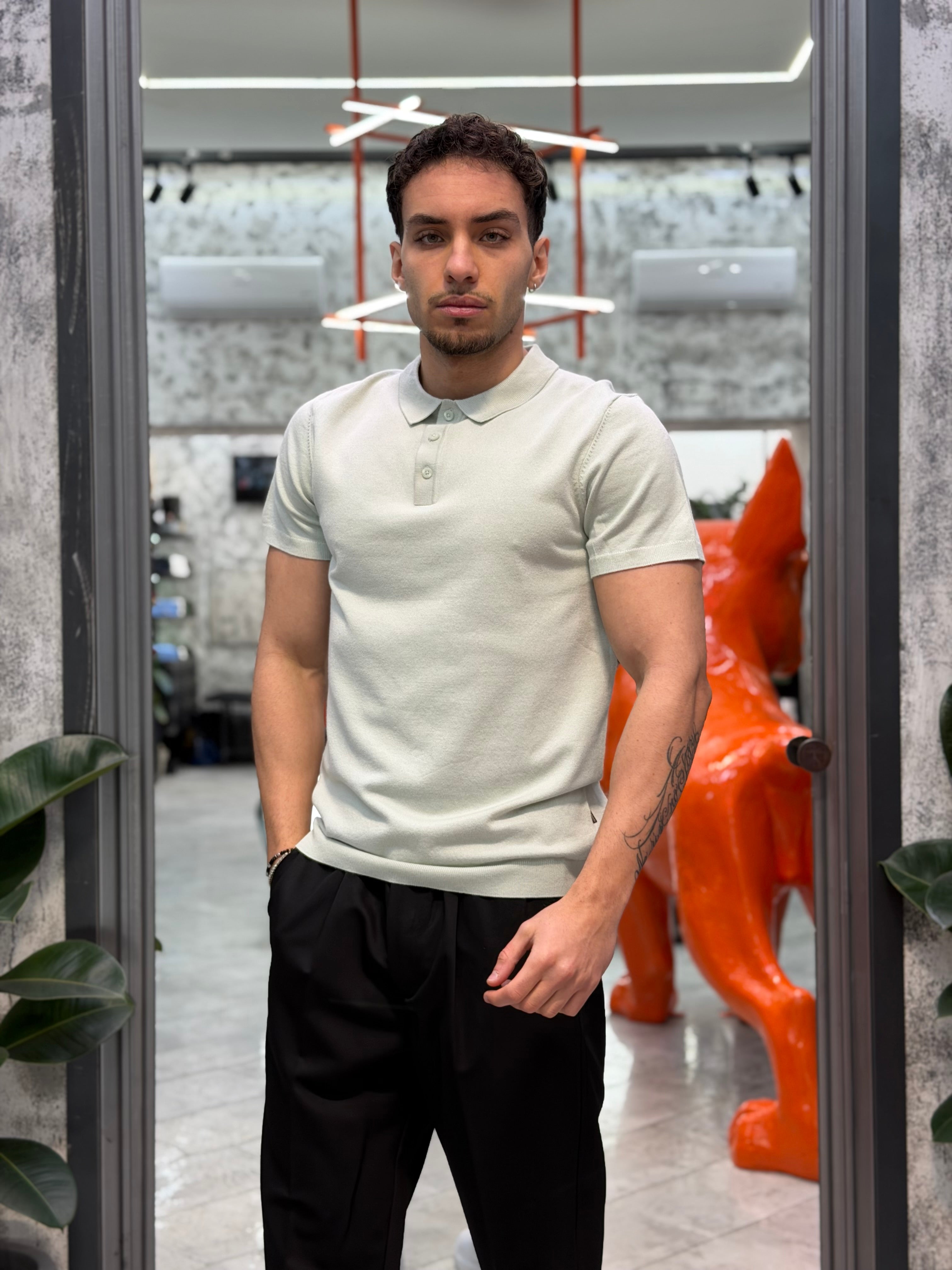 POLO WILL 3 BOTTONI MANICA CORTA IN MISTO VISCOSA - REGULAR FIT 10065239.PES