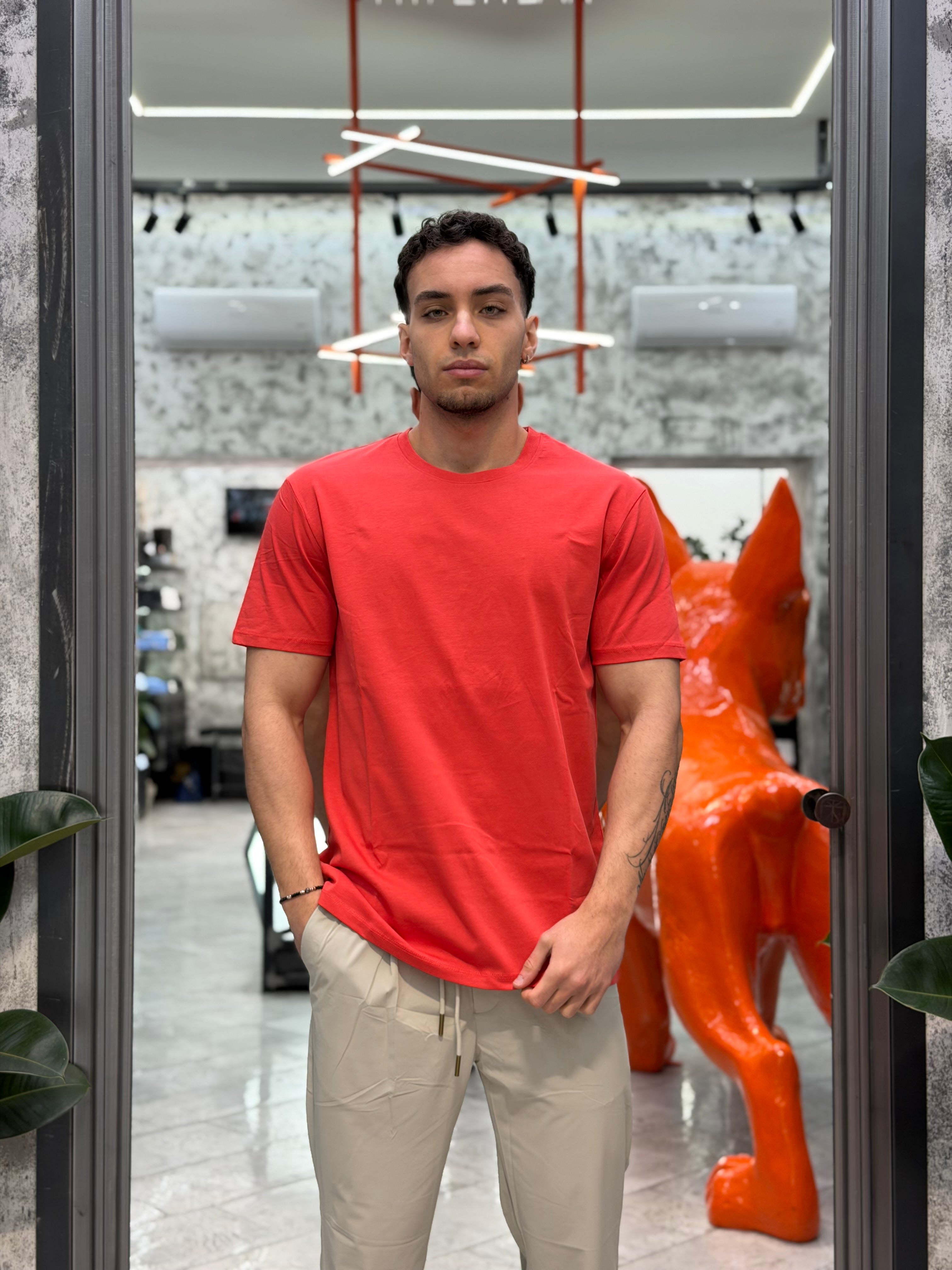 T-SHIRT BASIC IN 100% COTONE EXTRA FINE - REGULAR FIT GL1078F-S26.IND