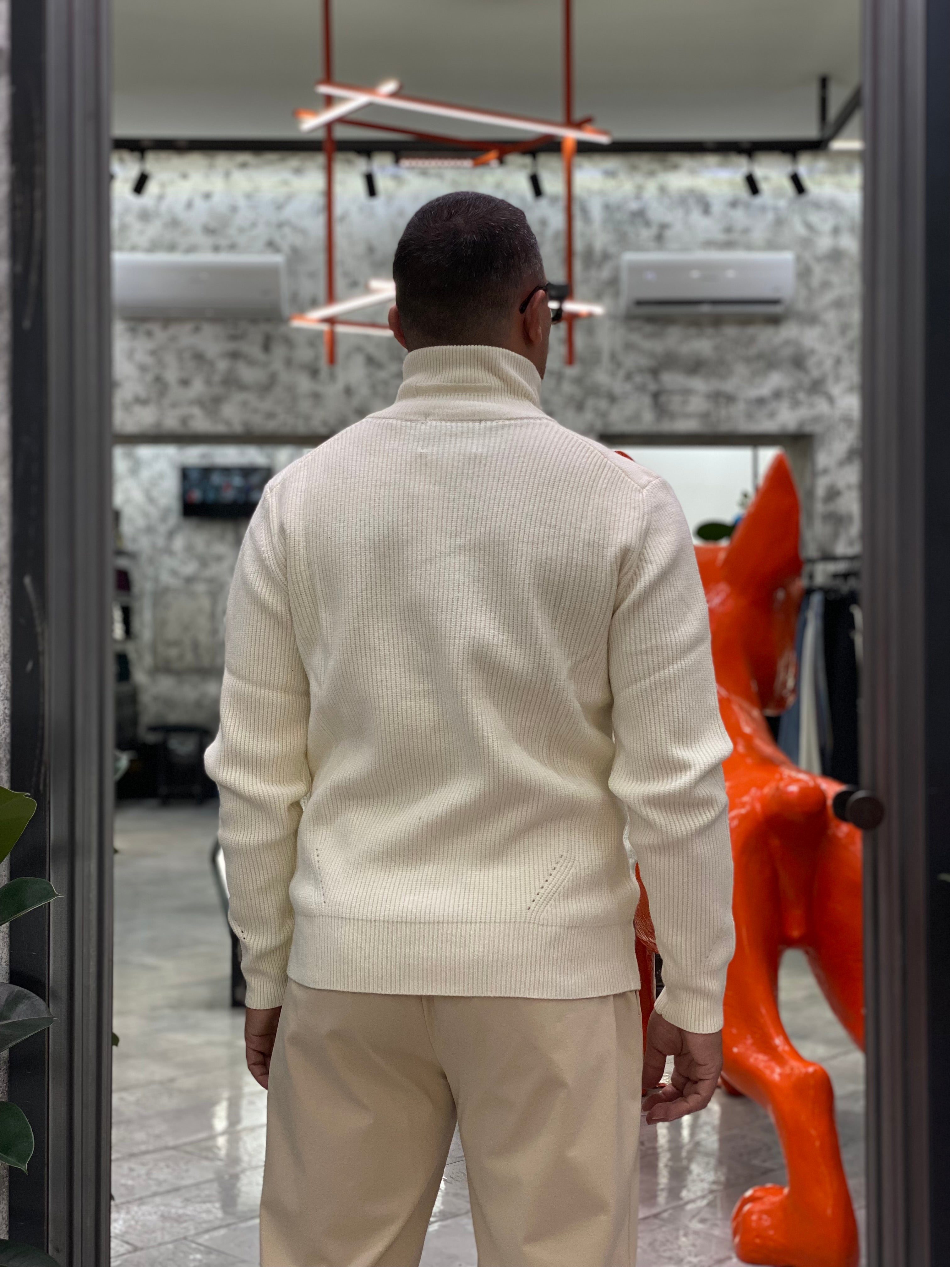 MAGLIA APERTA CON ZIP E TASCHE ZIPPATE - REGULAR FIT GL35051-F25.PAN