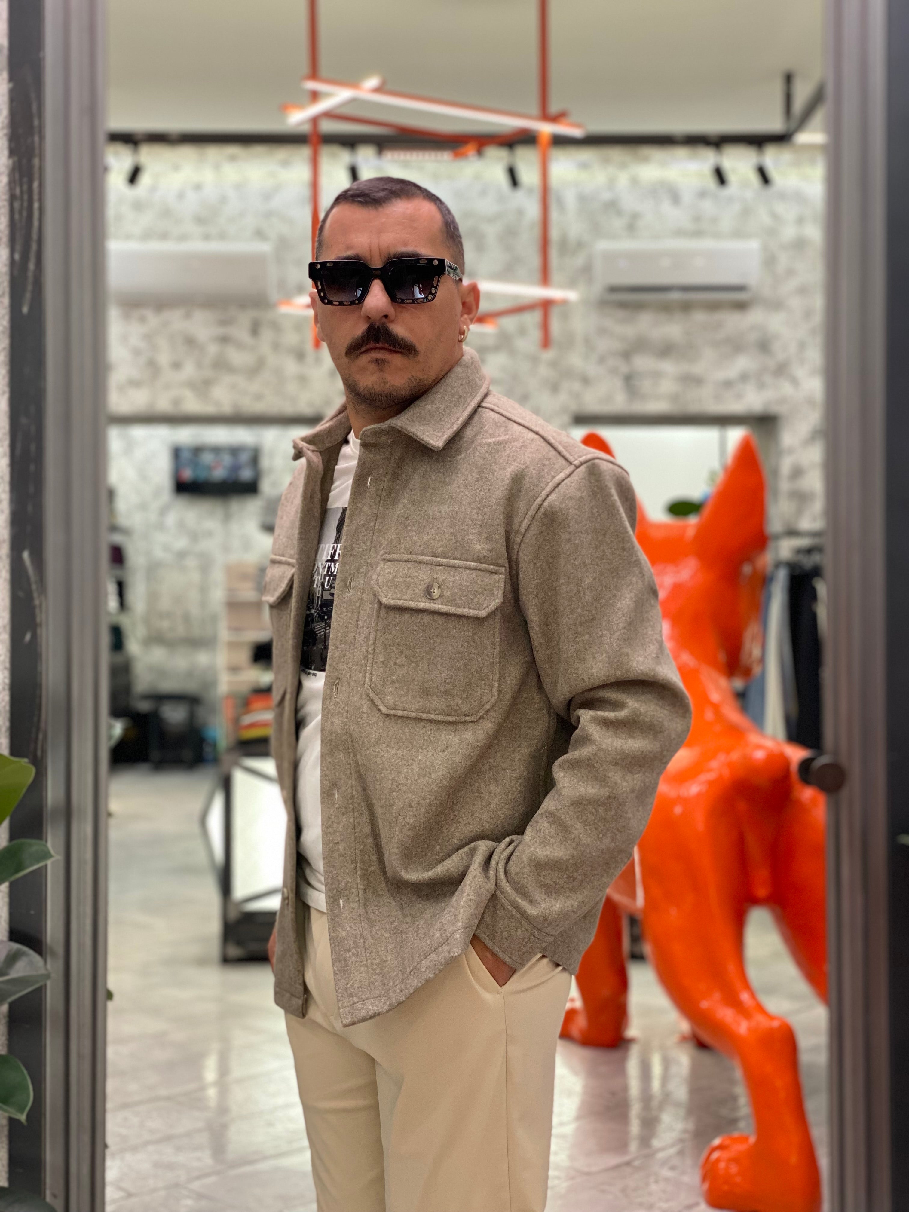 OVERSHIRT COLLIN IN FLANELLA CON TASCHINI - RELAXED FIT 10062588