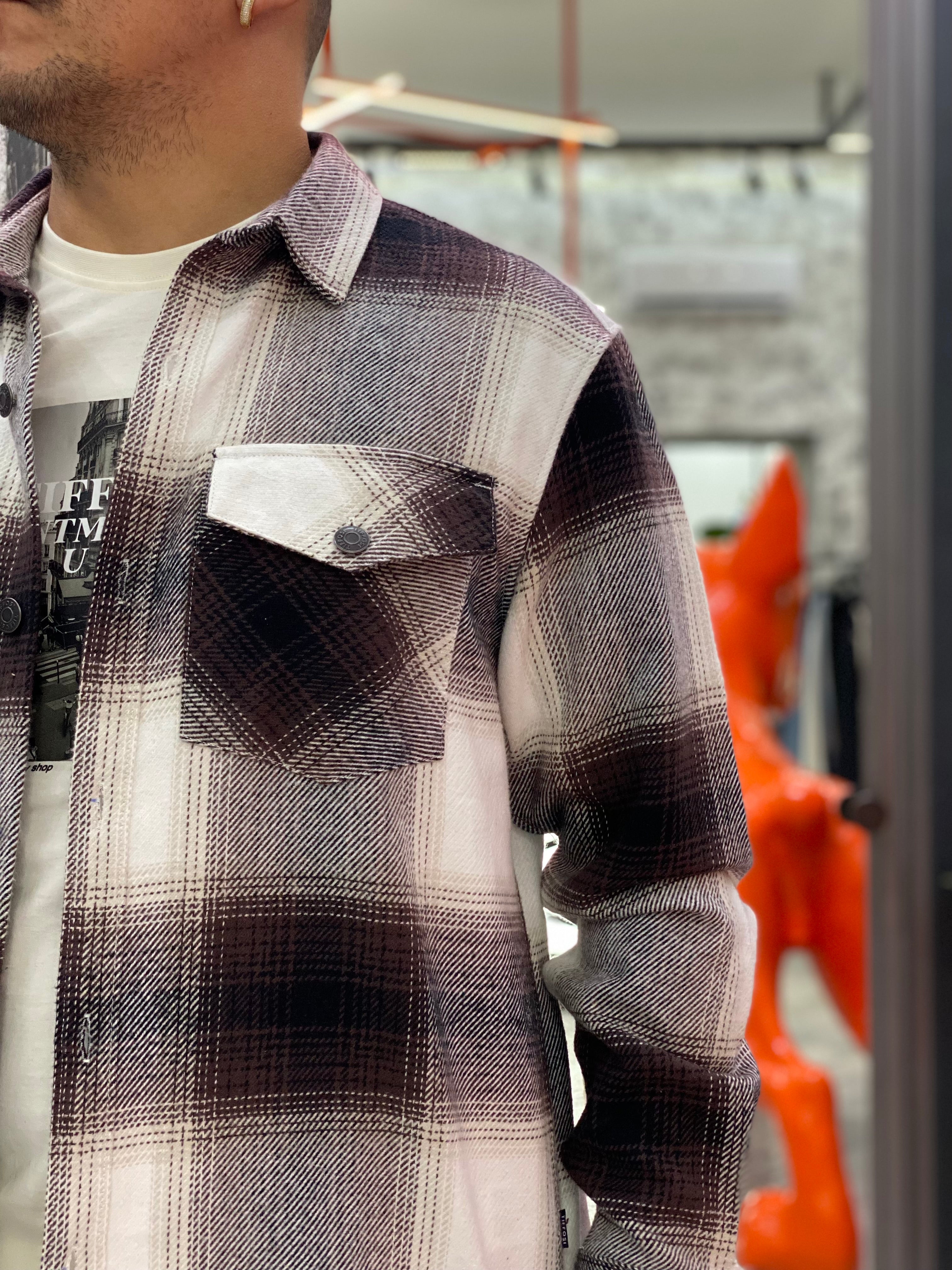 OVERSHIRT CEDRIC IN FLANELLA FANTASIA QUADRI - REGULAR FIT 10062481