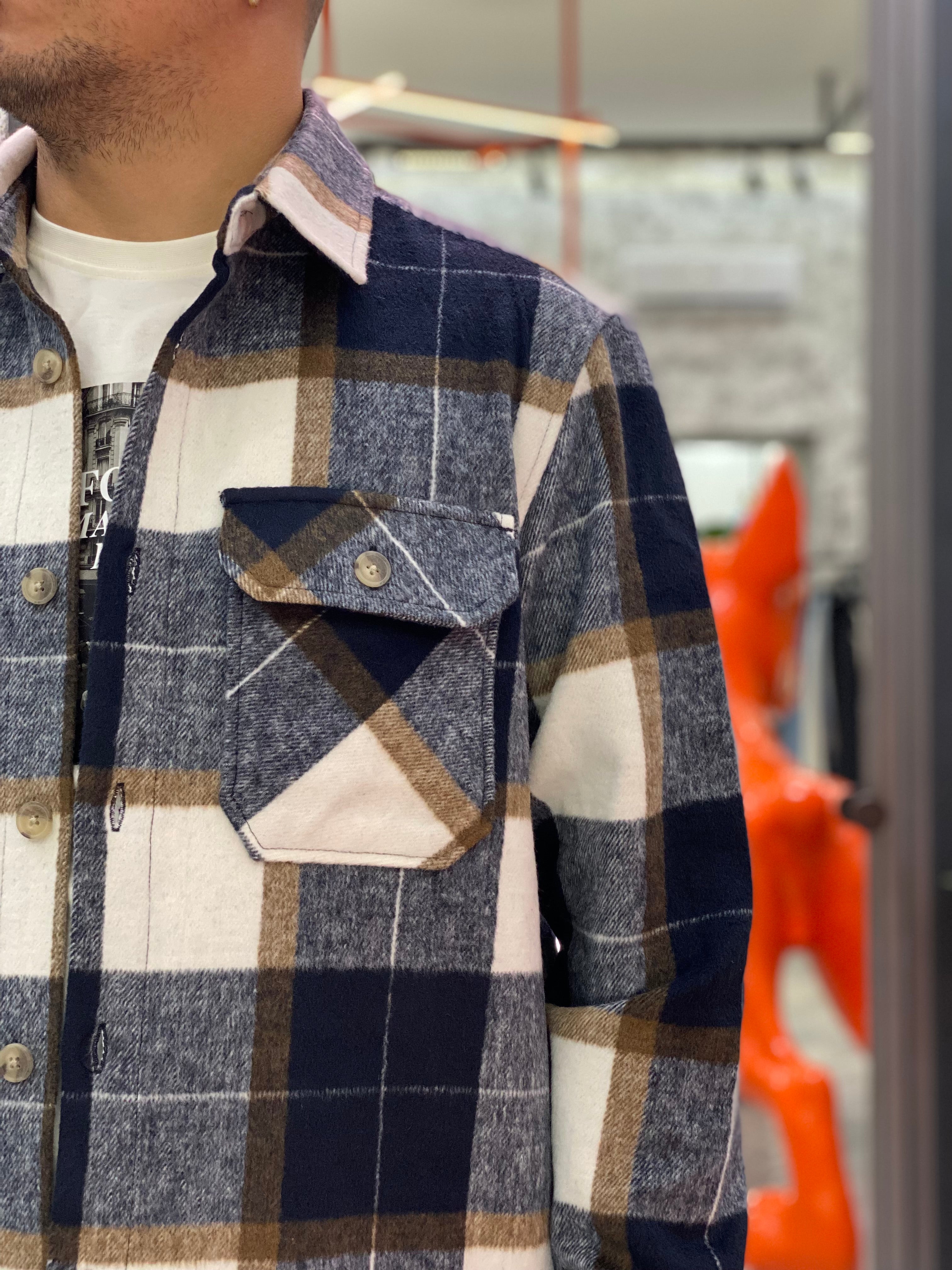 OVERSHIRT CASH IN FLANELLA FANTASIA QUADRI - REGULAR FIT 10062480