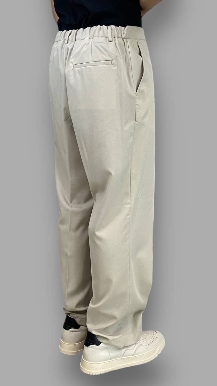 PANTALONE FONDO AMPIO CON COULISSE - RELAXED FIT