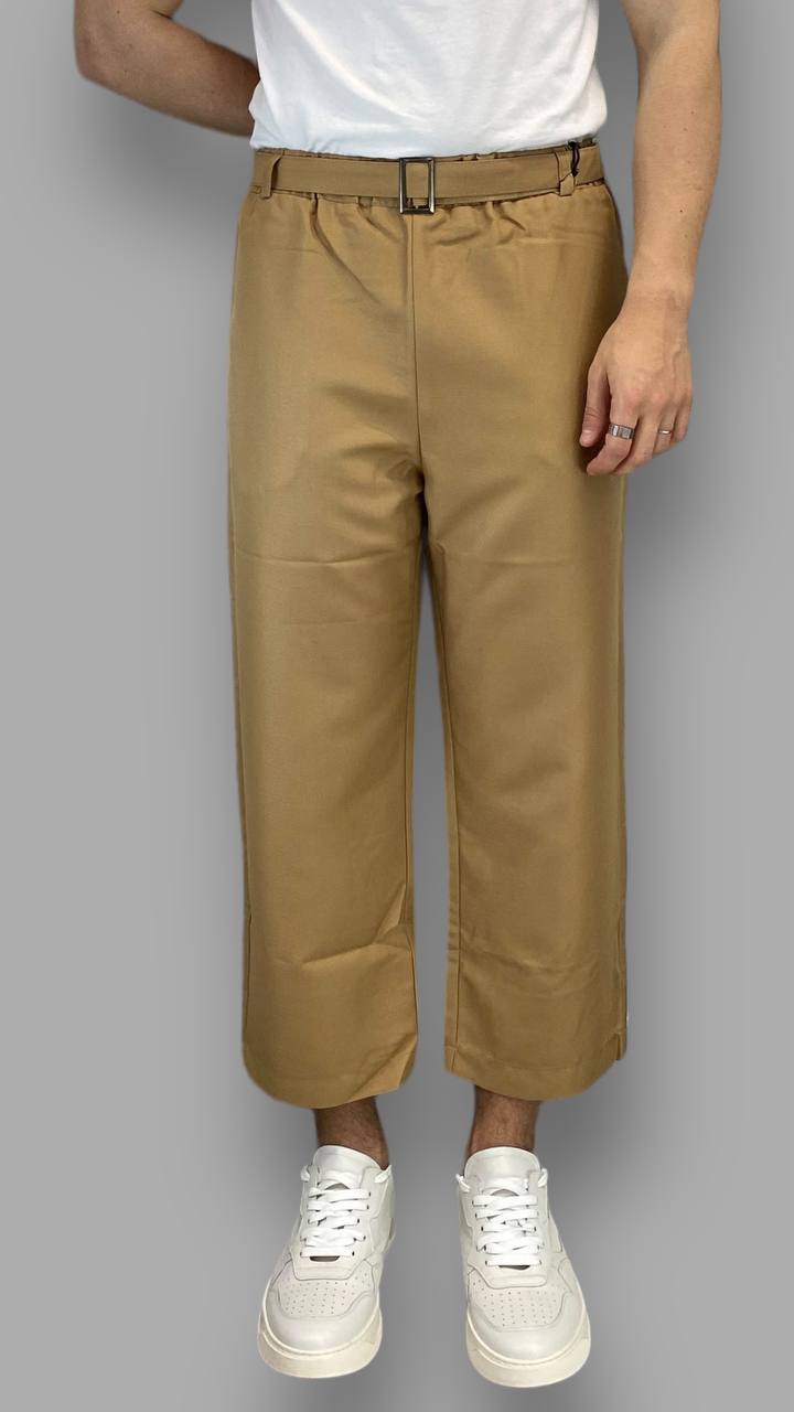 PANTALONE MODELLO JAPAN CON CINTURINO IN VITA - LOOSE FIT